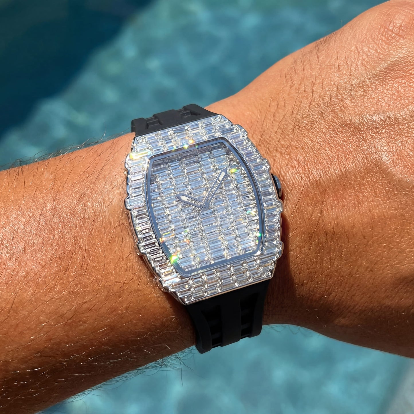 ICED OUT "PFISTER" UHR - ICERAIN JEWELRY