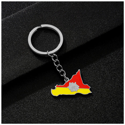 EDELSTAHL "ITALY SICILIA V3" SCHLÜSSELANHÄNGER - ICERAIN JEWELRY