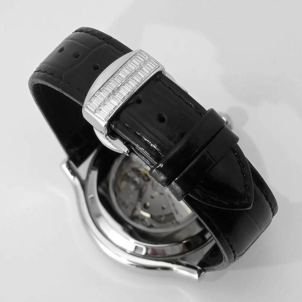 ICED OUT 45MM MOISSANITE "DIAMOND FACE" UHR - ICERAIN JEWELRY