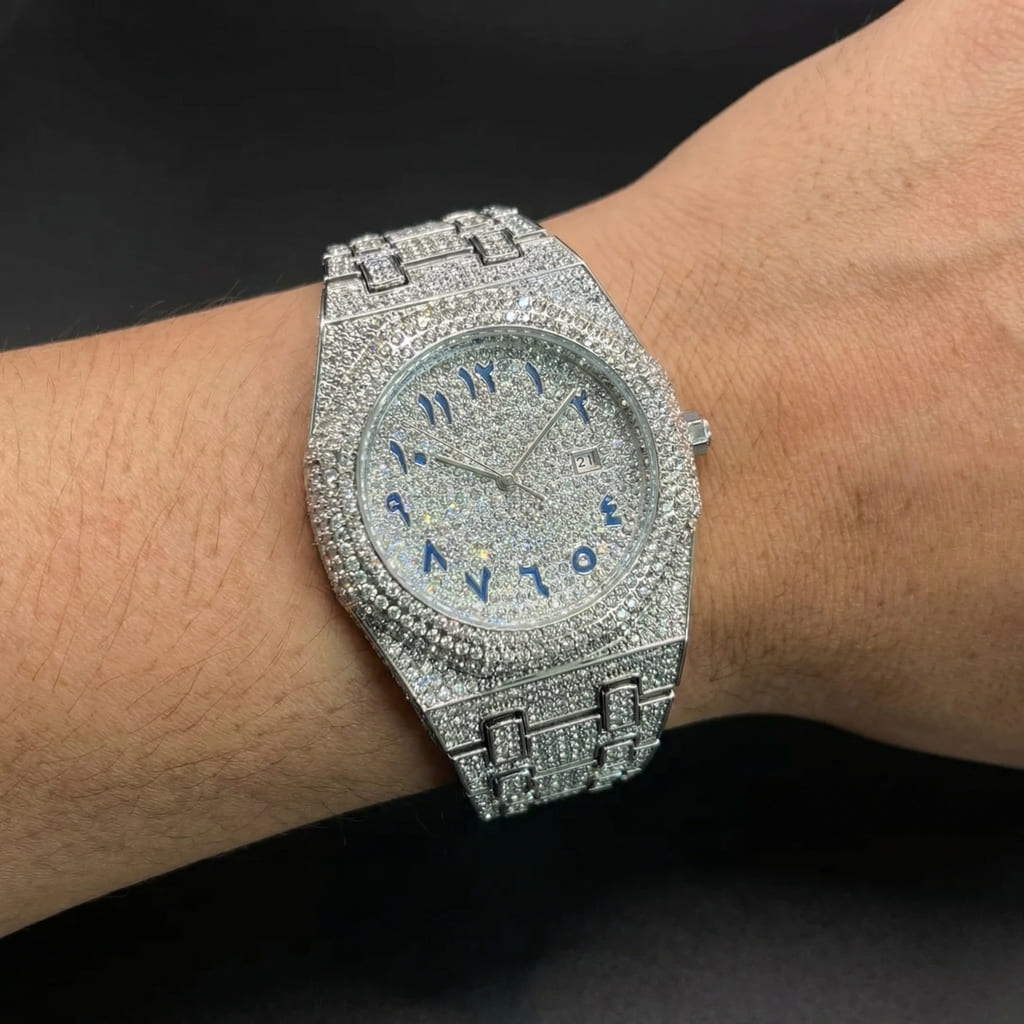 ICED OUT "ARABIC V2" UHR - ICERAIN JEWELRY