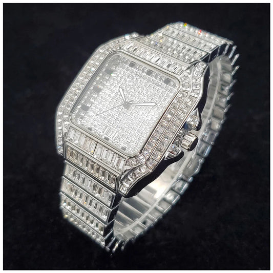 ICED OUT "SHACH" UHR - ICERAIN JEWELRY