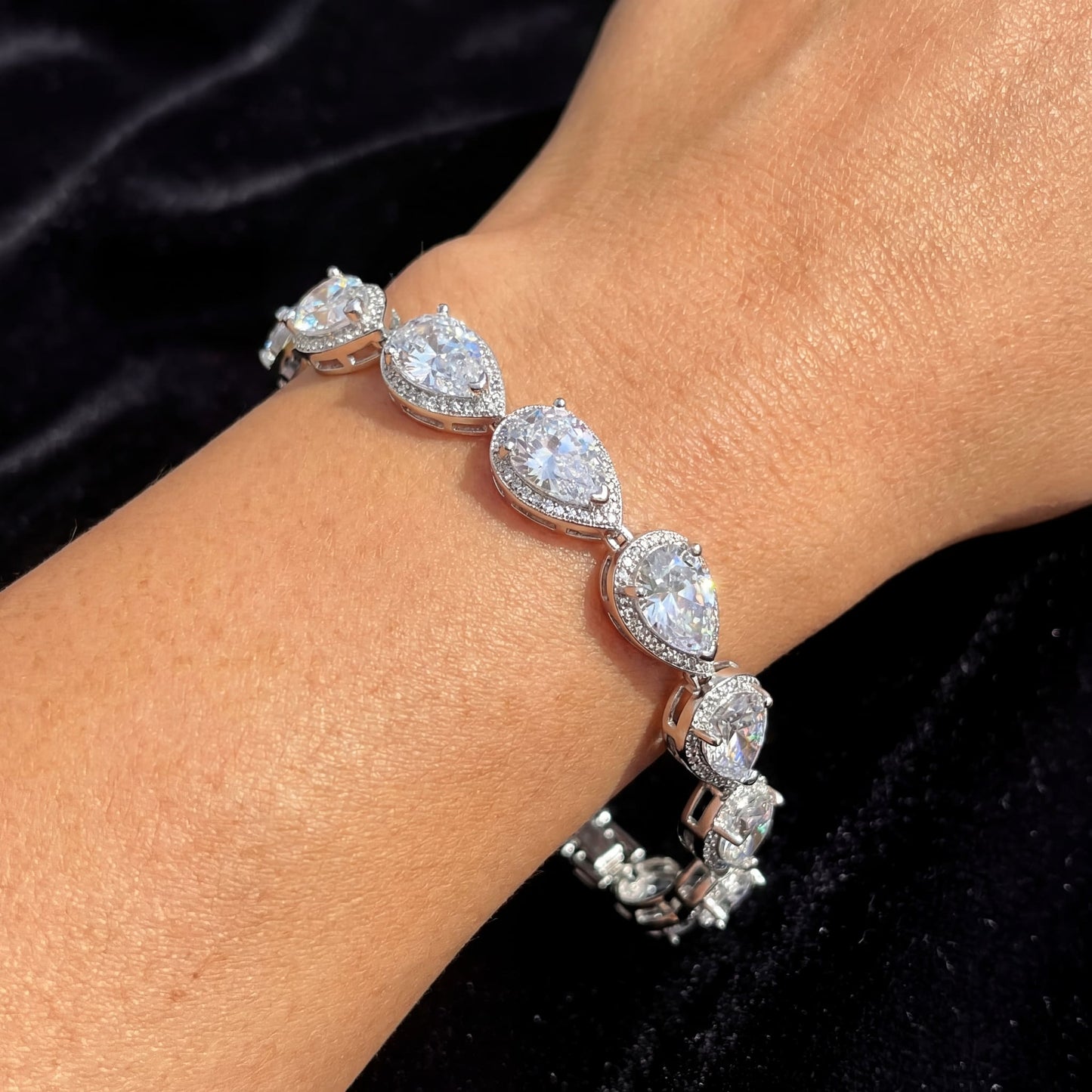 ICED OUT "CRYING TEAR" ARMBAND - ICERAIN JEWELRY