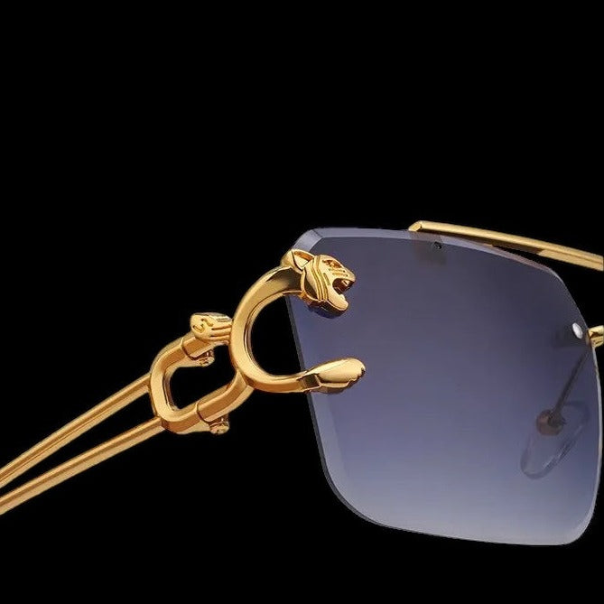 Luxus Edelstahl "Leopardo" Sonnenbrille