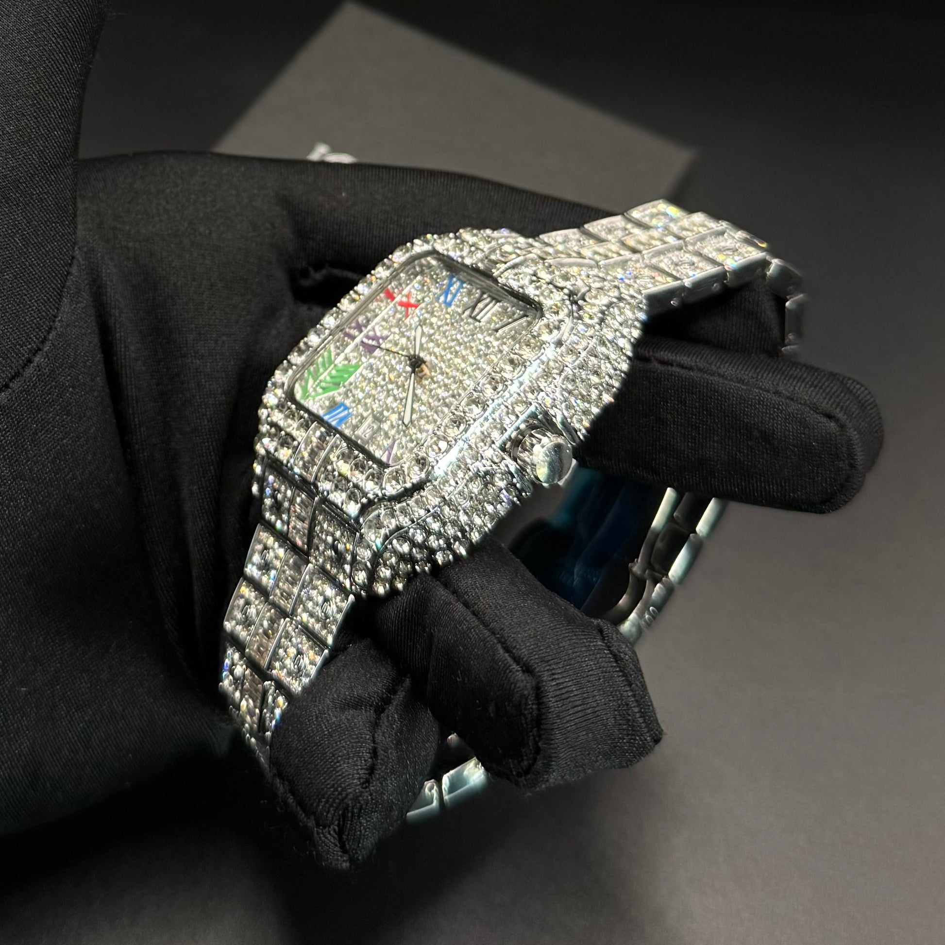 ICED OUT "PIAZZA V4" UHR - ICERAIN JEWELRY