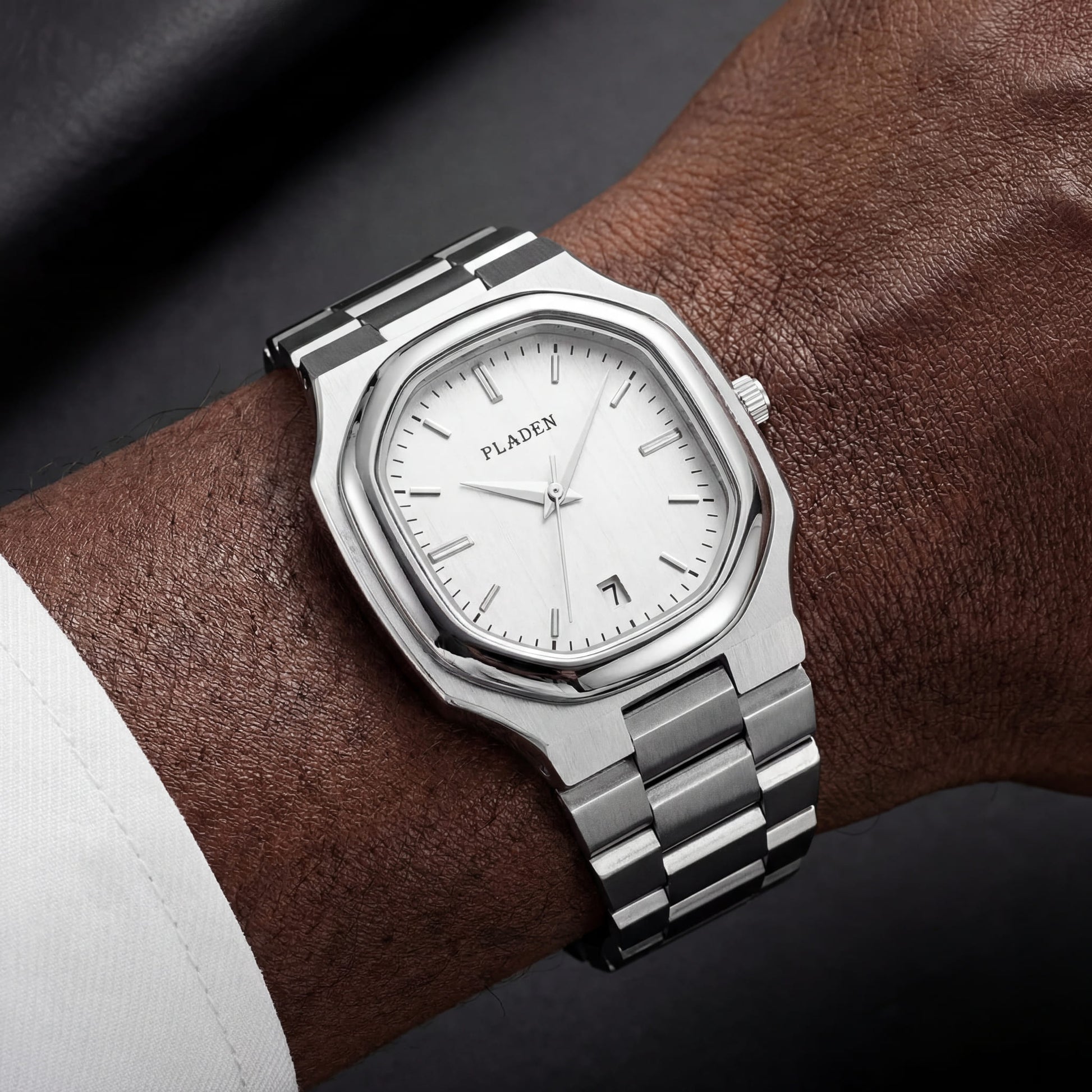 EDELSTAHL "WHOLARS" UHR - ICERAIN JEWELRY