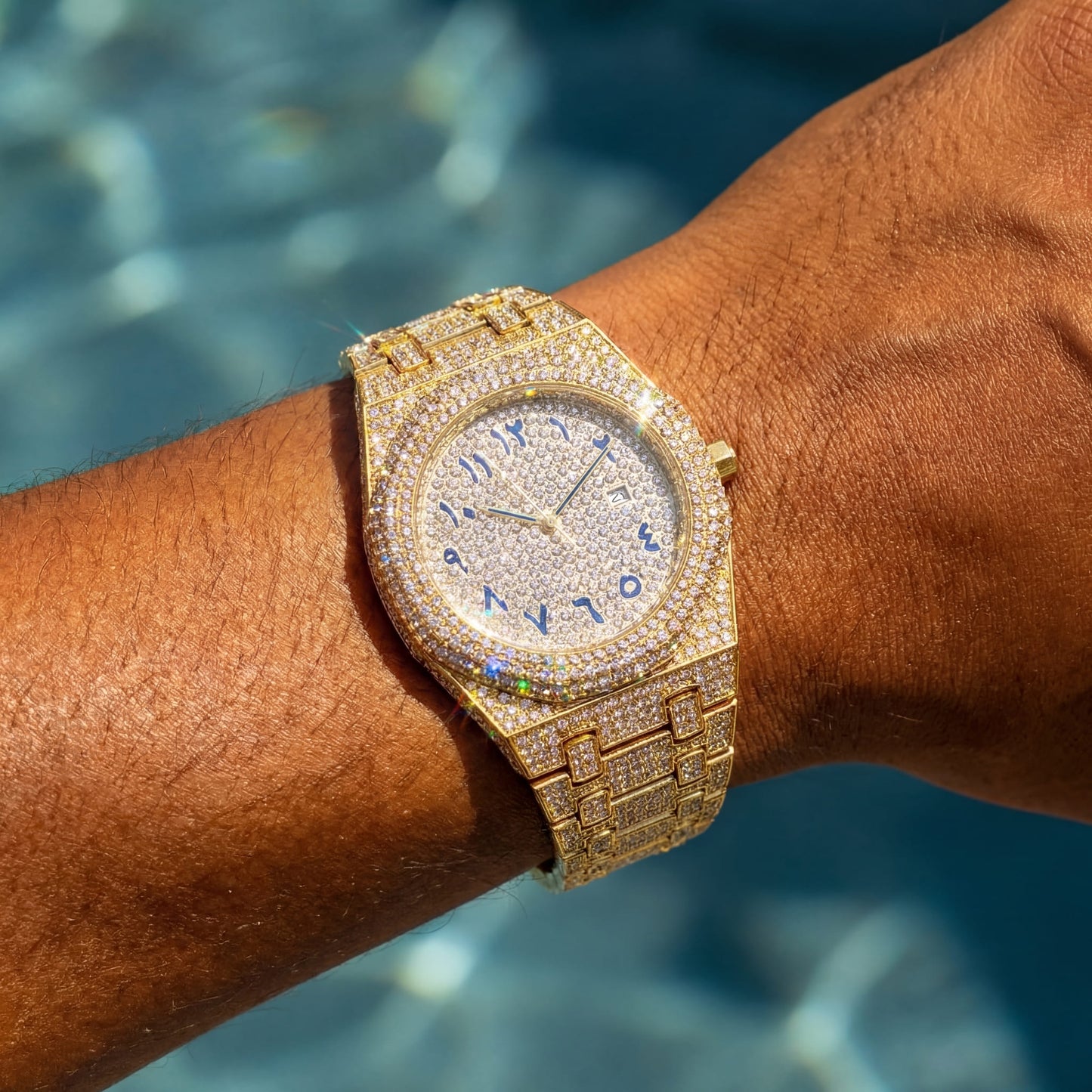 ICED OUT "ARABIC V2" UHR - ICERAIN JEWELRY