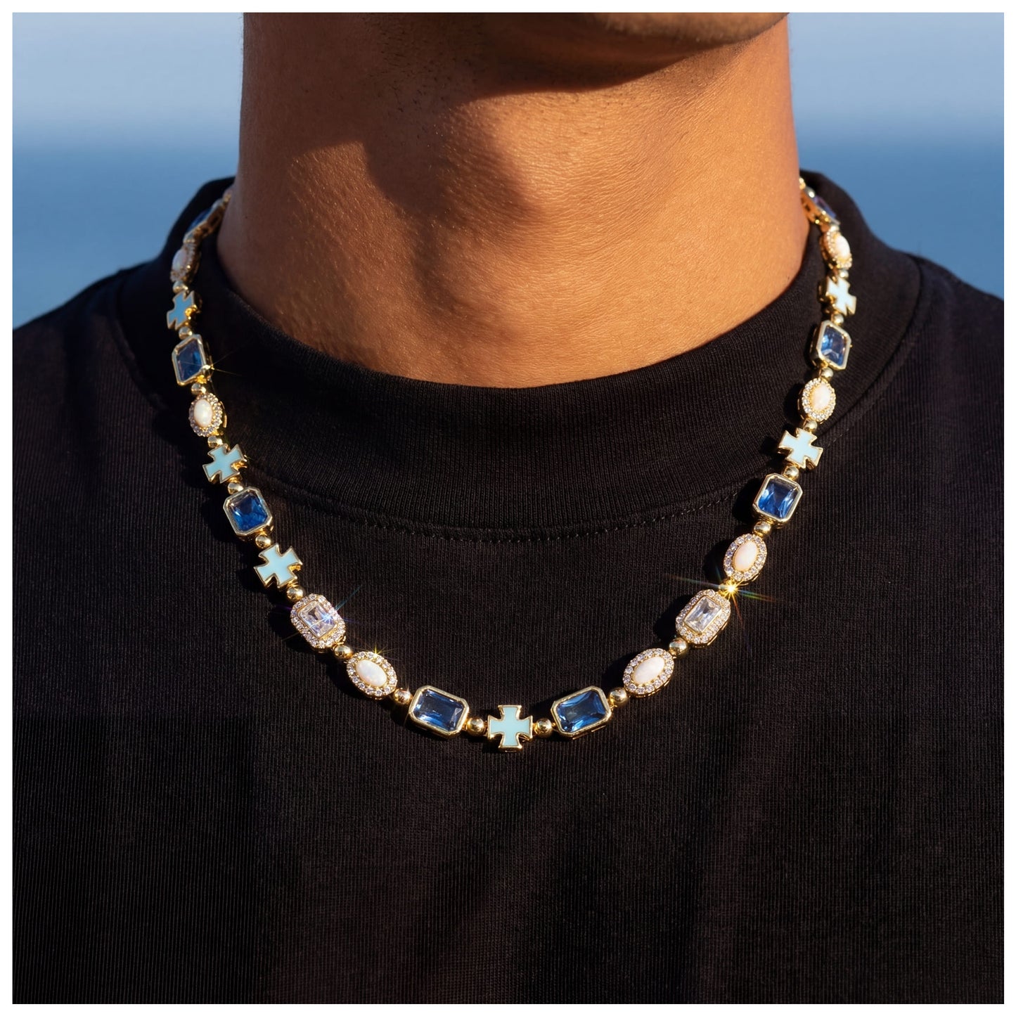 ICED OUT 6MM "GOLD CHOKER V2" KETTE - ICERAIN JEWELRY