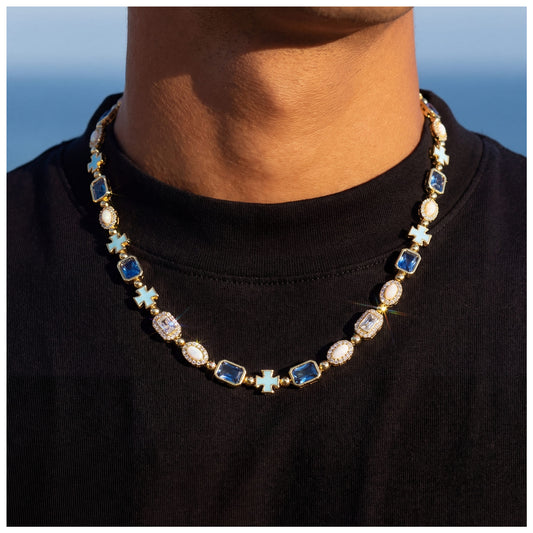 ICED OUT 6MM "GOLD CHOKER V2" KETTE - ICERAIN JEWELRY