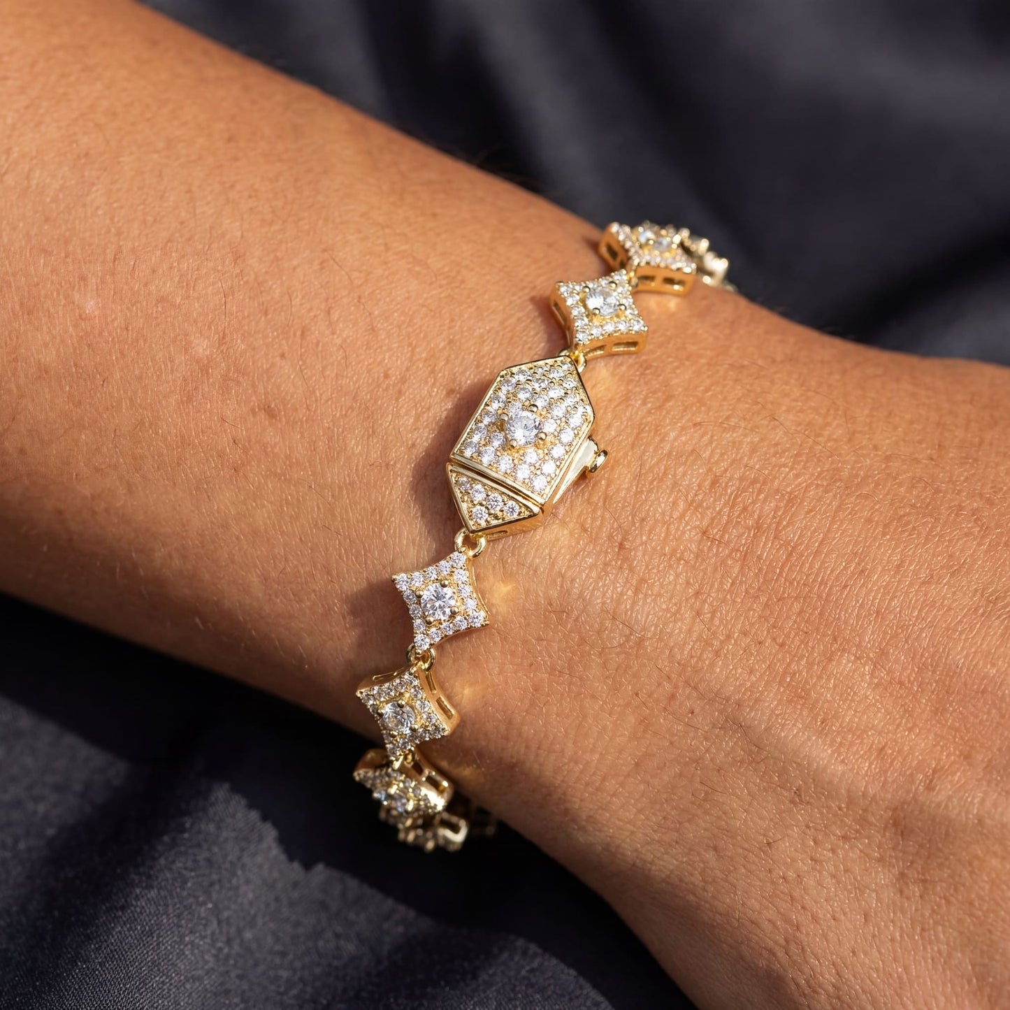 ICED OUT 10MM "DRAGO" ARMBAND - ICERAIN JEWELRY