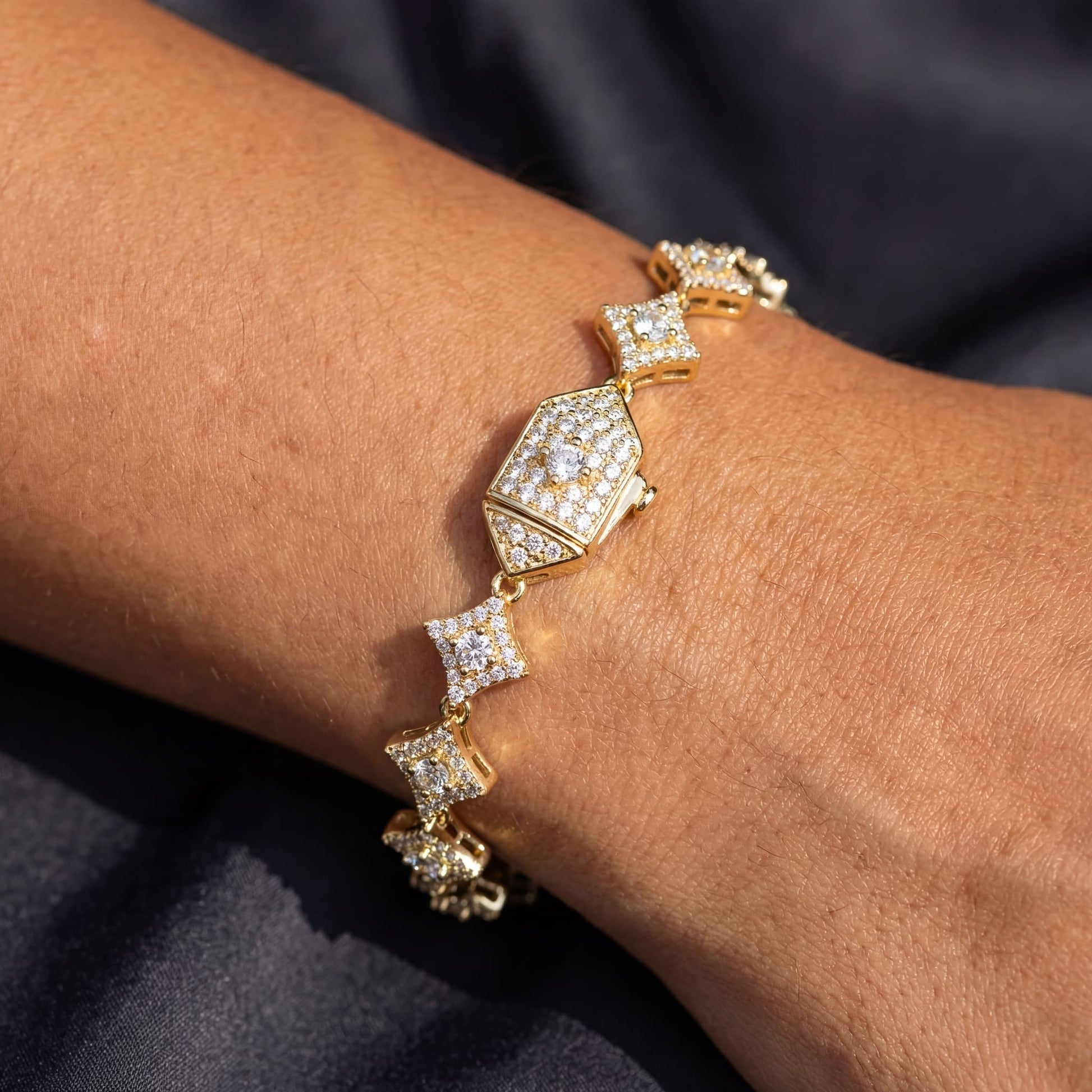 ICED OUT 10MM "DRAGO" ARMBAND - ICERAIN JEWELRY