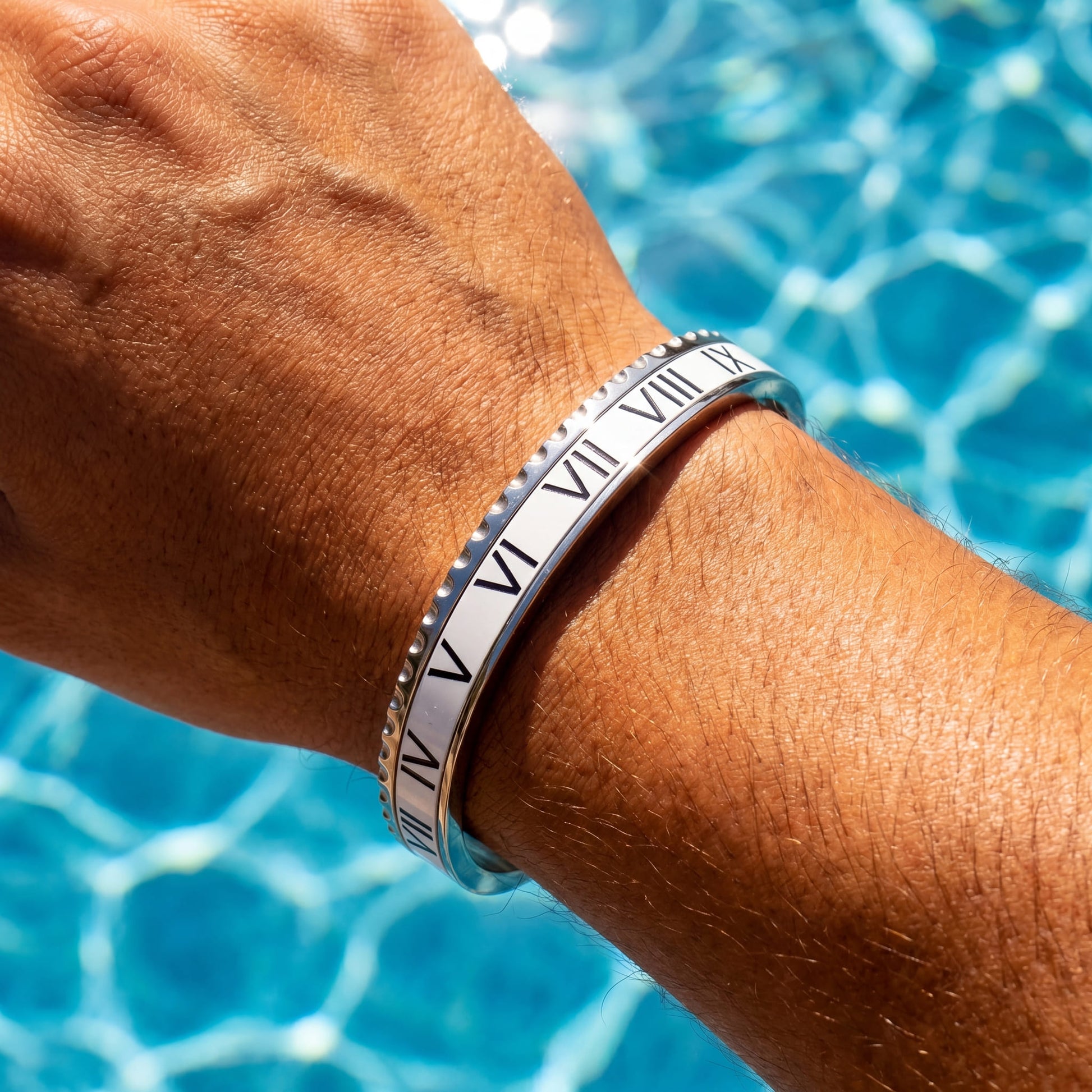 EDELSTAHL "ROMA" ARMREIF - ICERAIN JEWELRY