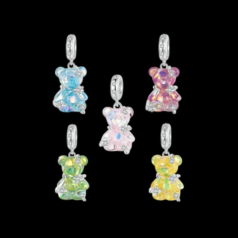 925S SILVER "TEDDY BEAR" CHARM - ICERAIN JEWELRY