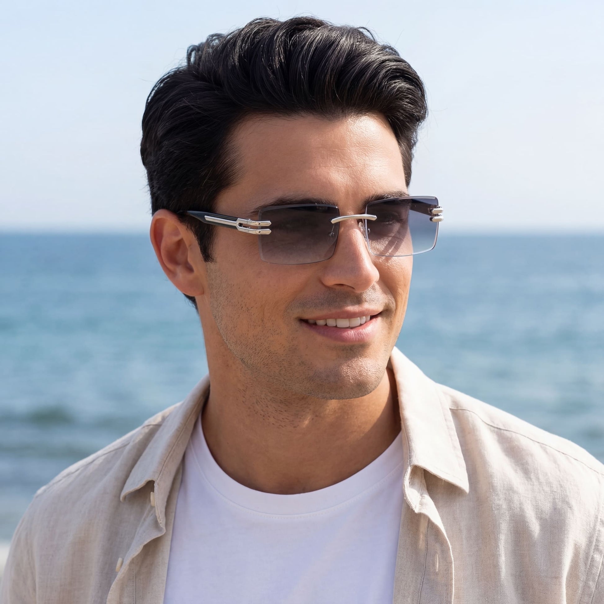 EDELSTAHL "SOMBRANO" SONNENBRILLE - ICERAIN JEWELRY