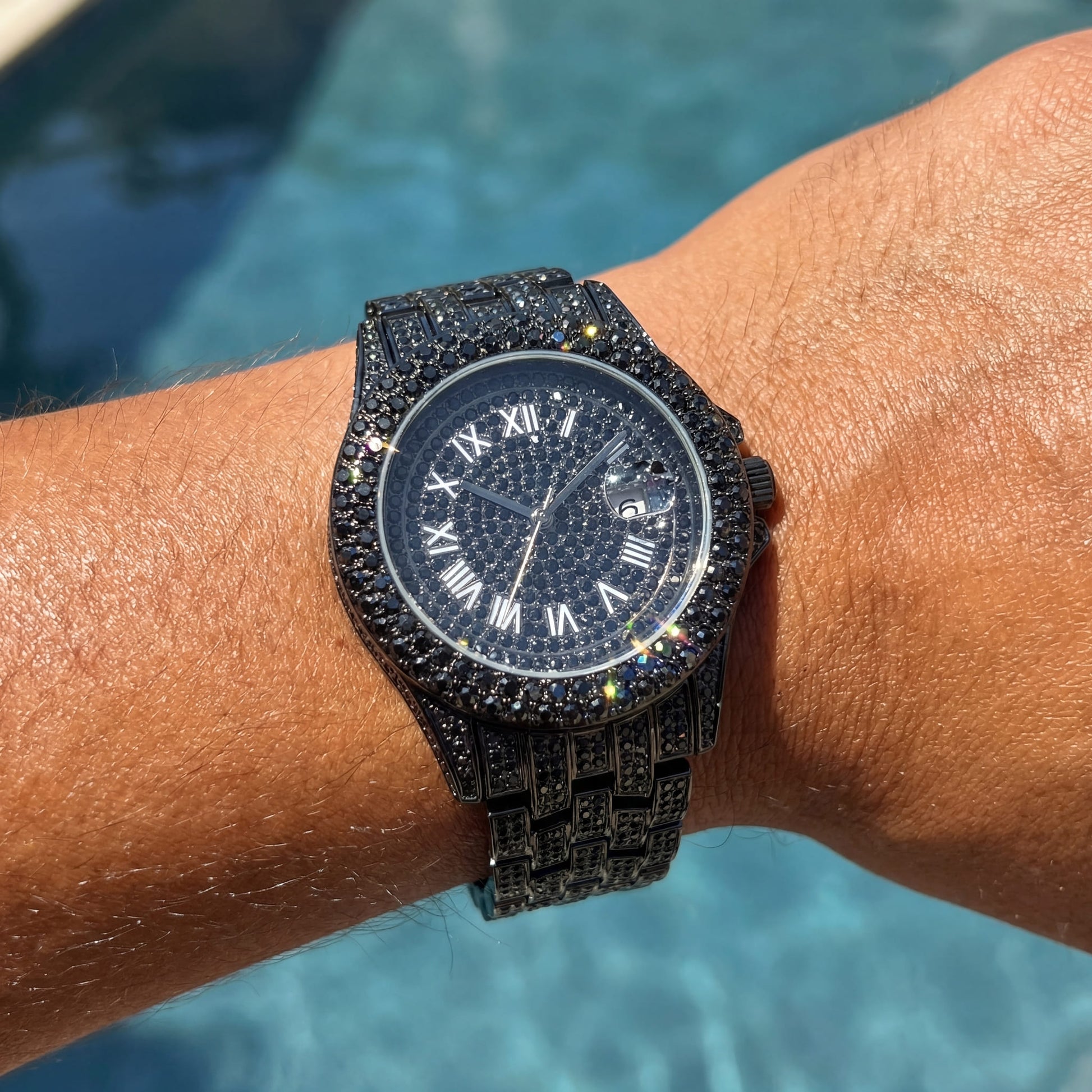 ICED OUT "SEIONARO" UHR - ICERAIN JEWELRY