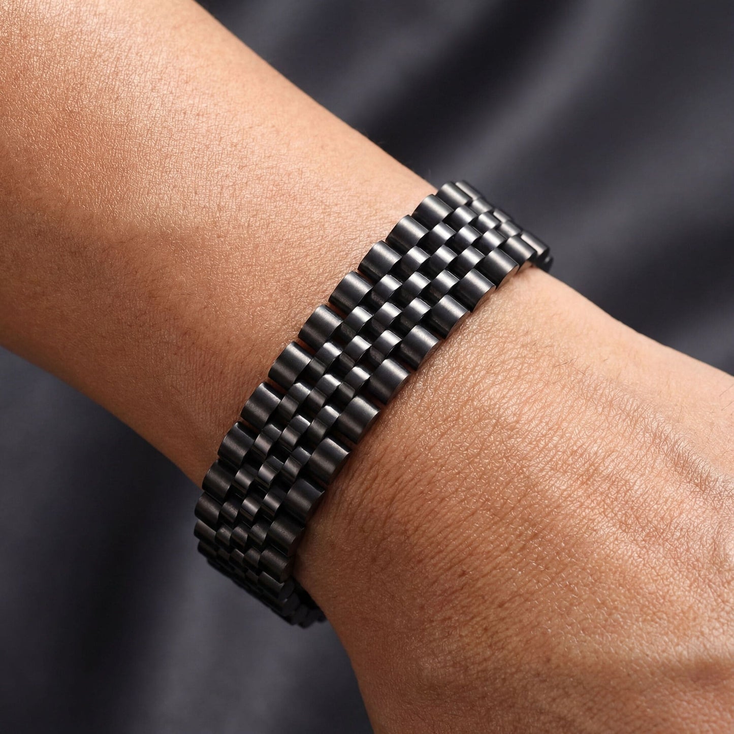 EDELSTAHL 15MM "JUBILEE" ARMBAND - ICERAIN JEWELRY