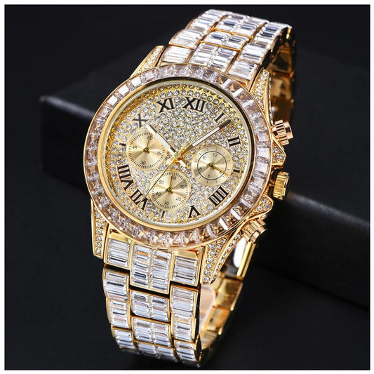 ICED OUT "MOSAIC" UHR - ICERAIN JEWELRY