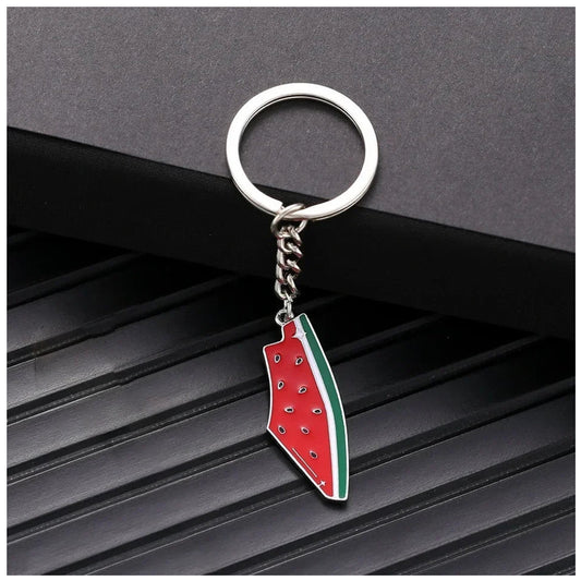 EDELSTAHL "WATERMELON" SCHLÜSSELANHÄNGER - ICERAIN JEWELRY