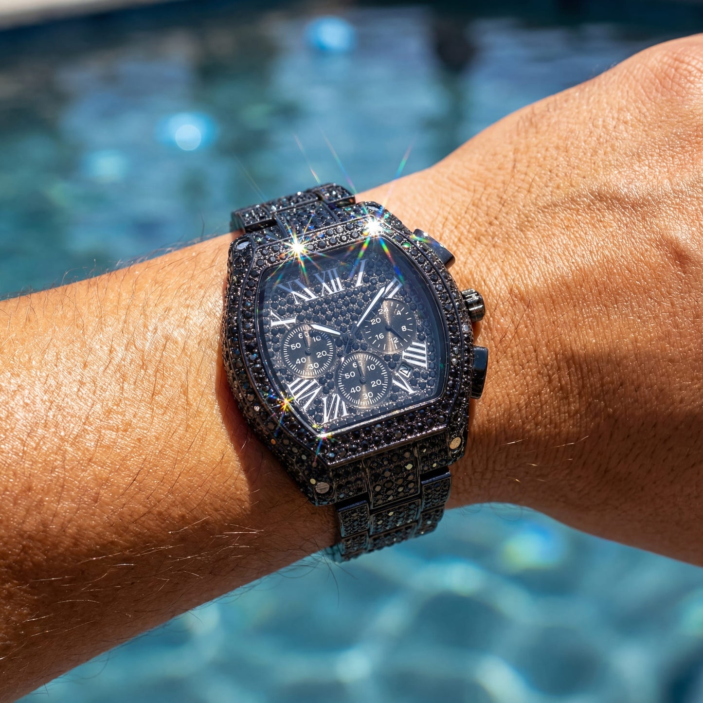 ICED OUT "FIERO" UHR - ICERAIN JEWELRY