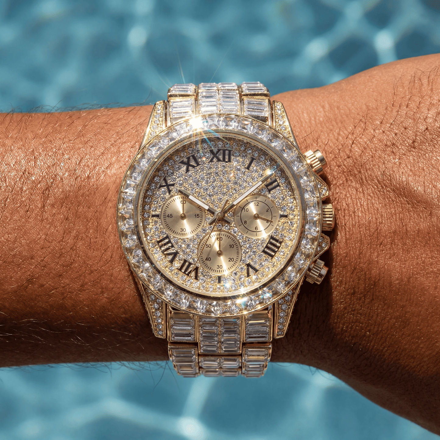 ICED OUT "MOSAIC" UHR - ICERAIN JEWELRY