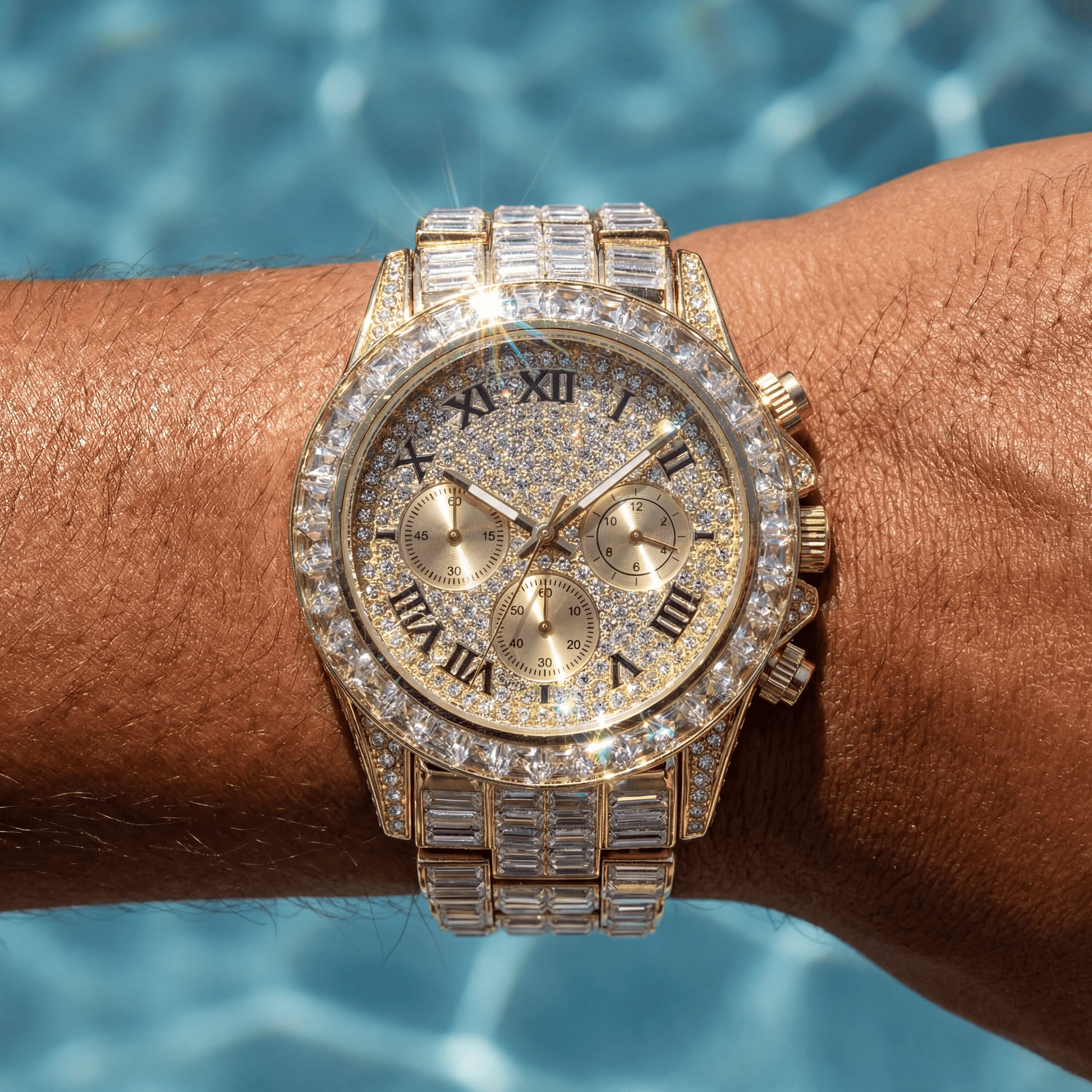 ICED OUT "MOSAIC" UHR - ICERAIN JEWELRY