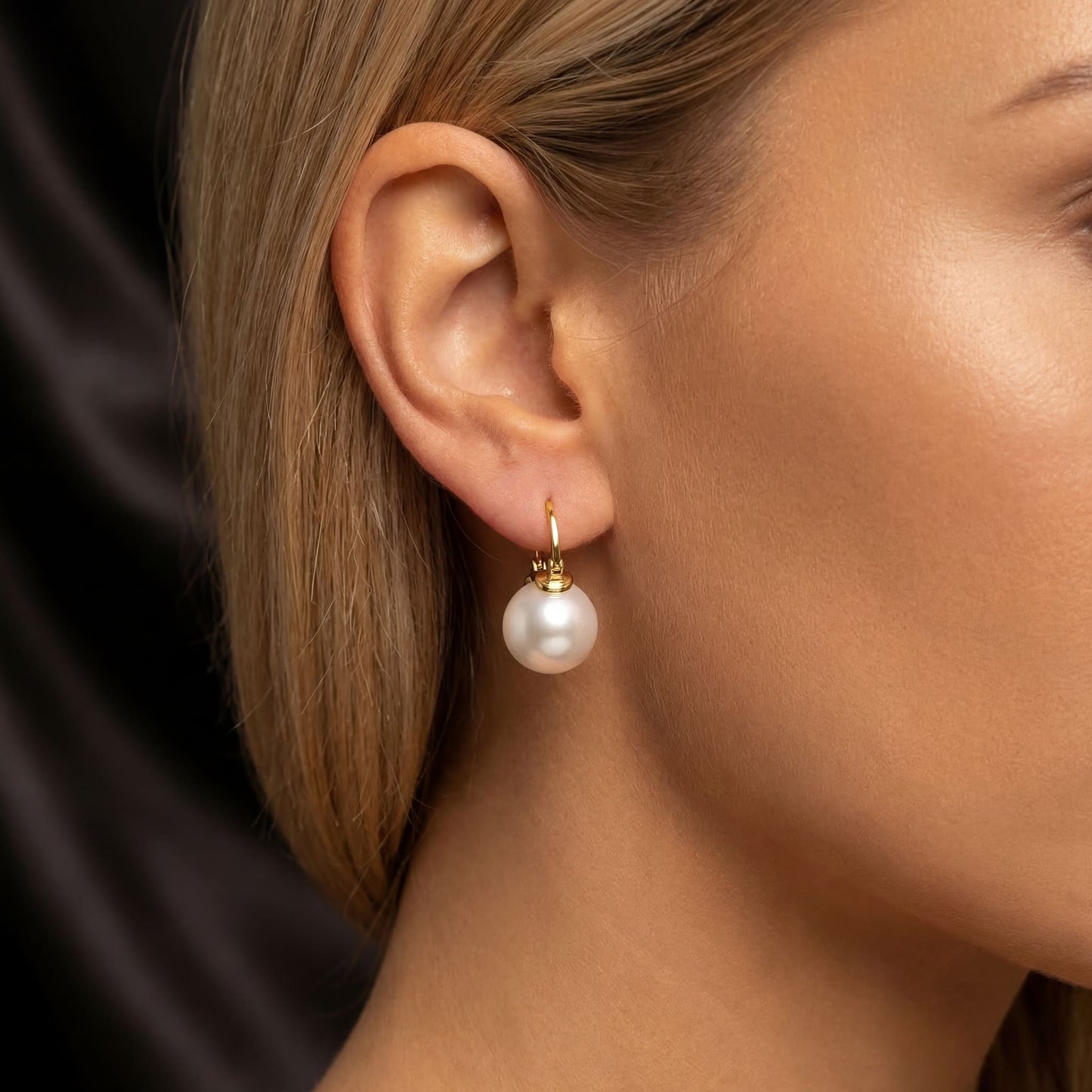 925S SILVER "PEARL" OHRRINGE - ICERAIN JEWELRY