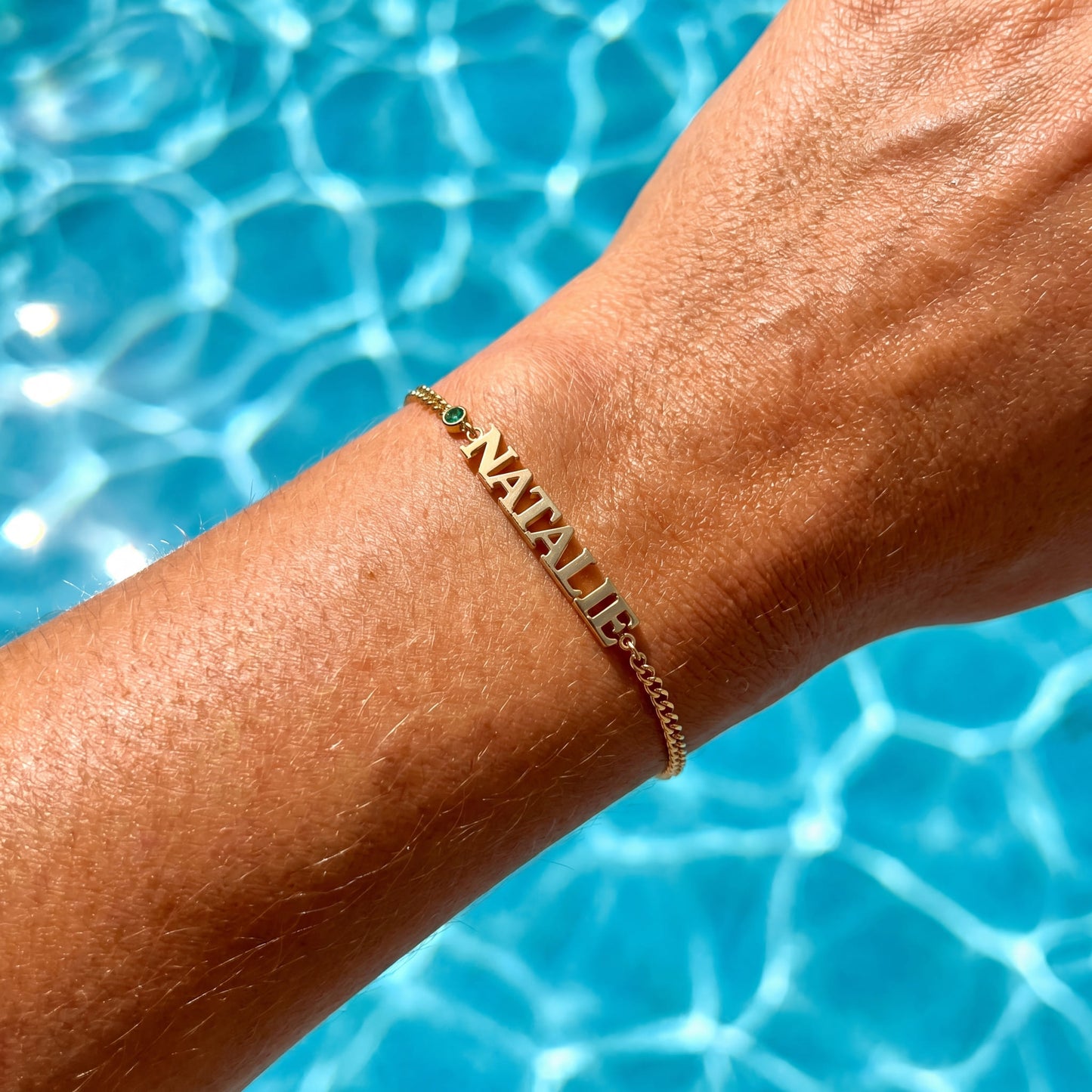 PERSONALISIERTES EDELSTAHL "LELOR" ARMBAND - ICERAIN JEWELRY