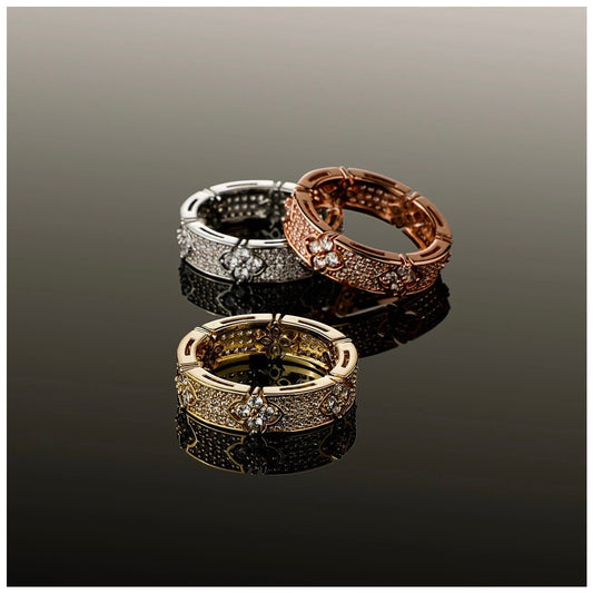 ICED OUT "CLOVER V2" RING - ICERAIN JEWELRY