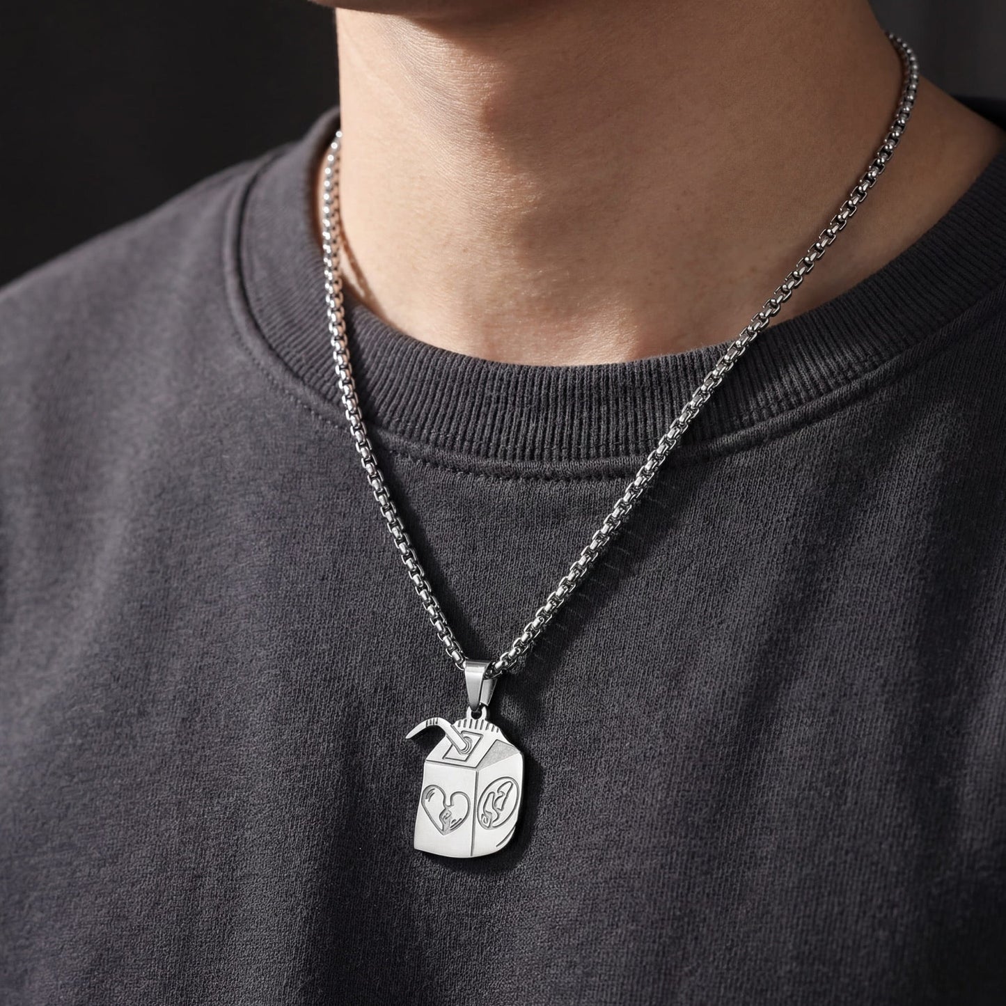 EDELSTAHL "SILVER JUICE 999" KETTE - ICERAIN JEWELRY
