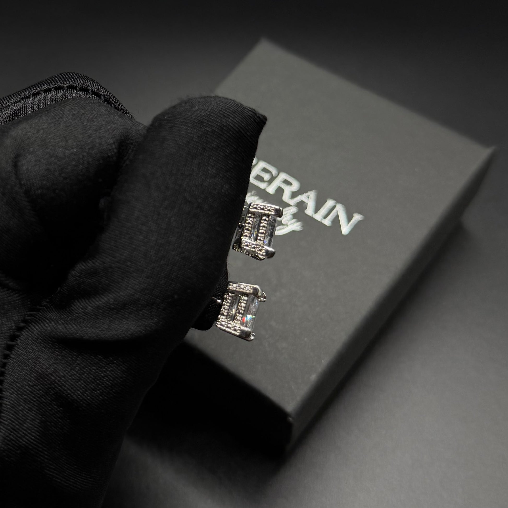 ICED OUT "SILVERSTAR V2" OHRRINGE - ICERAIN JEWELRY