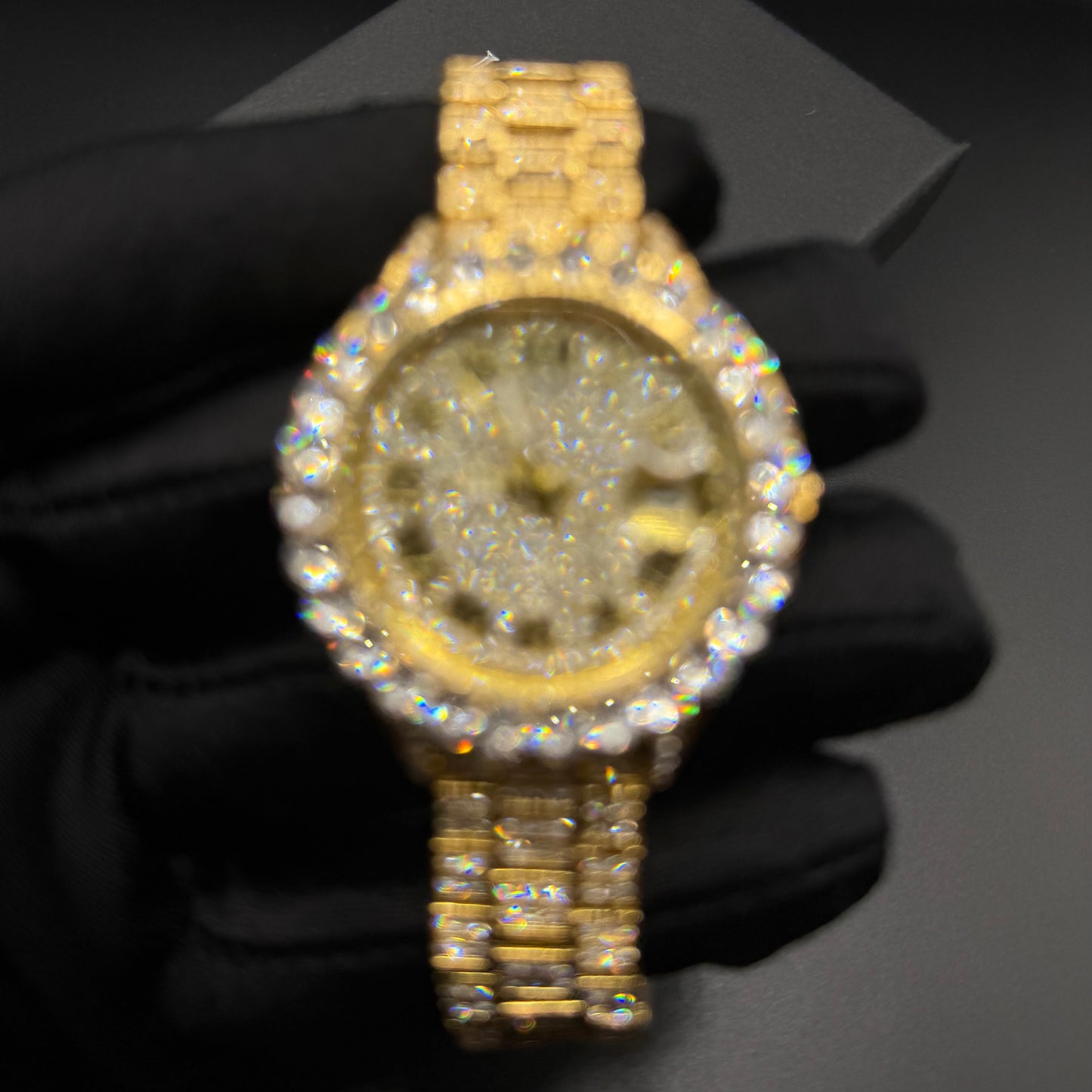 ICED OUT "DRESSOLO" UHR - ICERAIN JEWELRY
