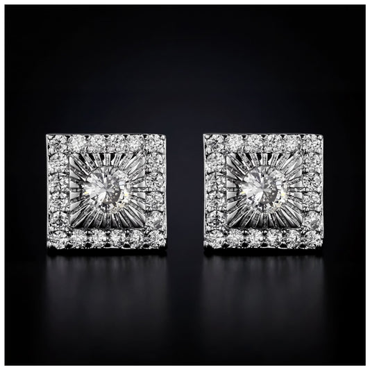 ICED OUT "SUNNY STEP" OHRRINGE - ICERAIN JEWELRY