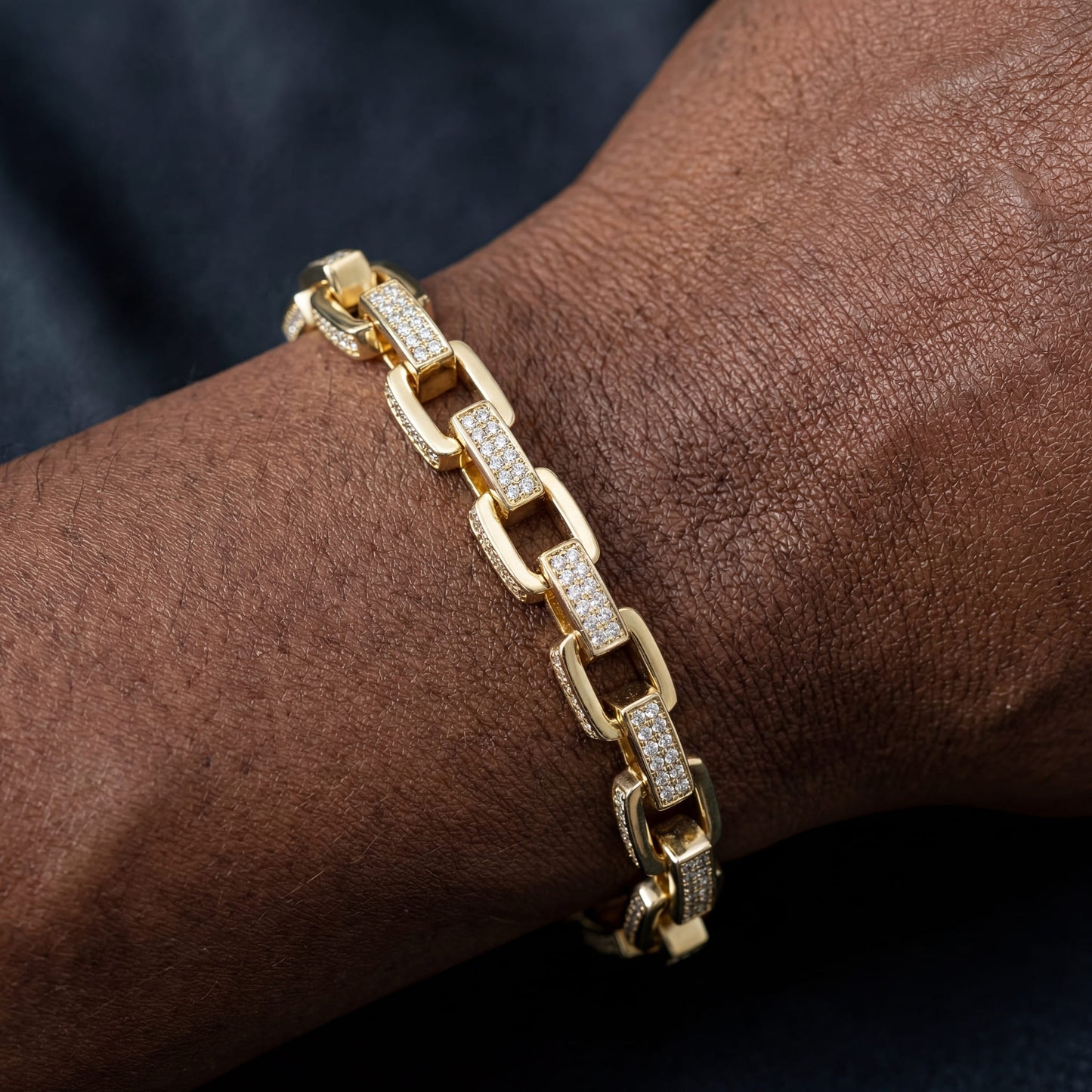 ICED OUT 8MM "ICEBOX" ARMBAND - ICERAIN JEWELRY