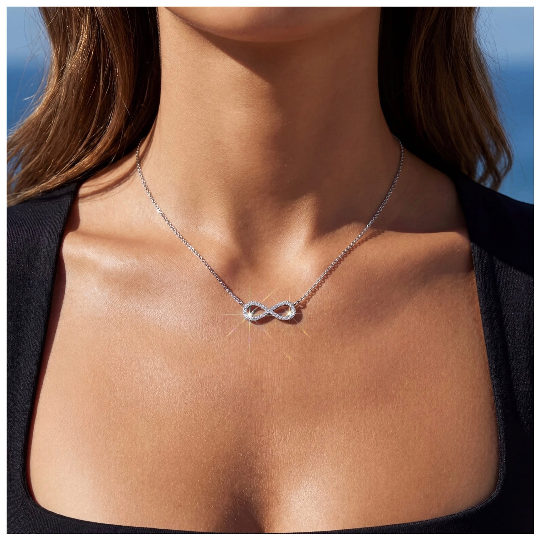 ICED OUT "INFINITY" KETTE - ICERAIN JEWELRY