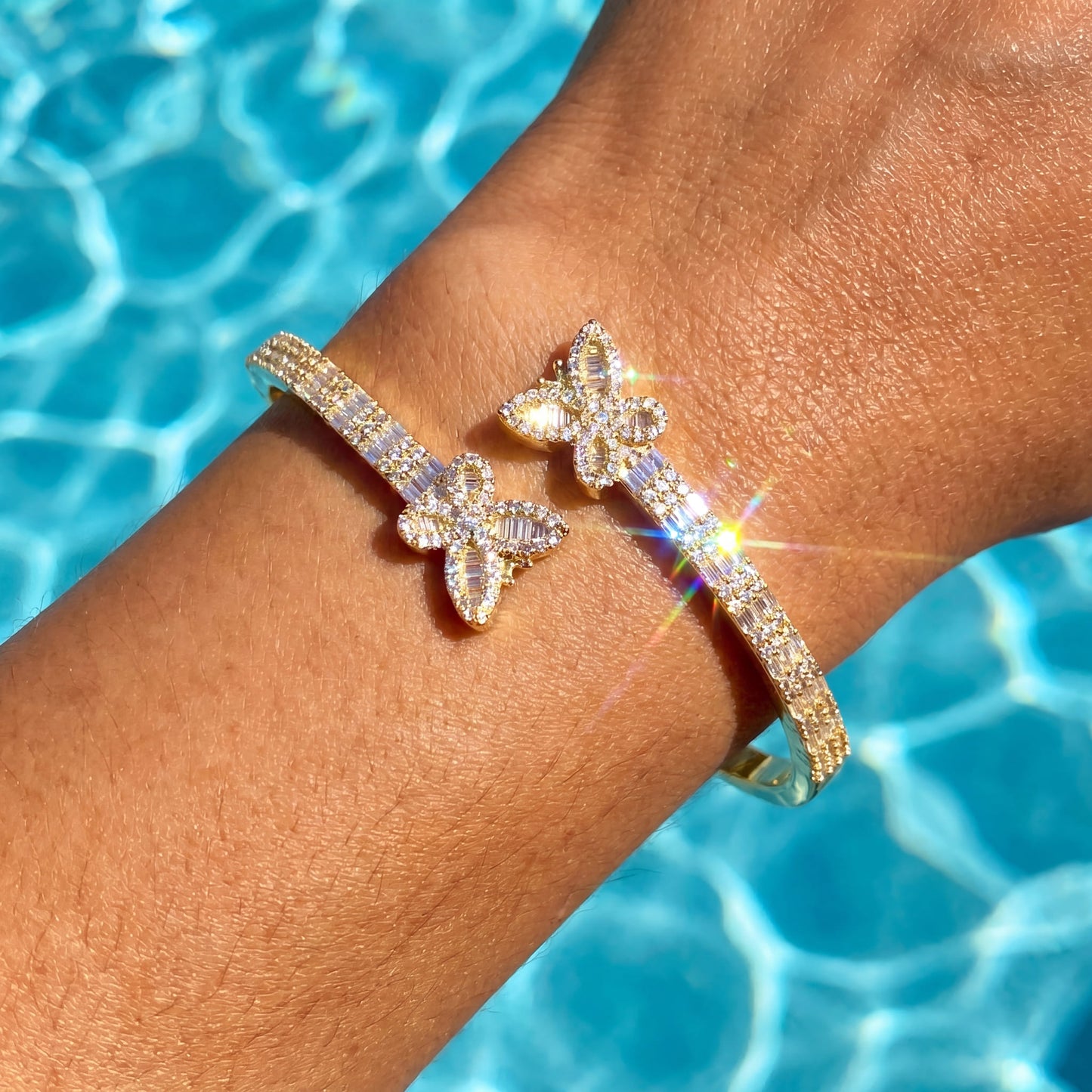 ICED OUT "BUTTERFLY" ARMREIF - ICERAIN JEWELRY