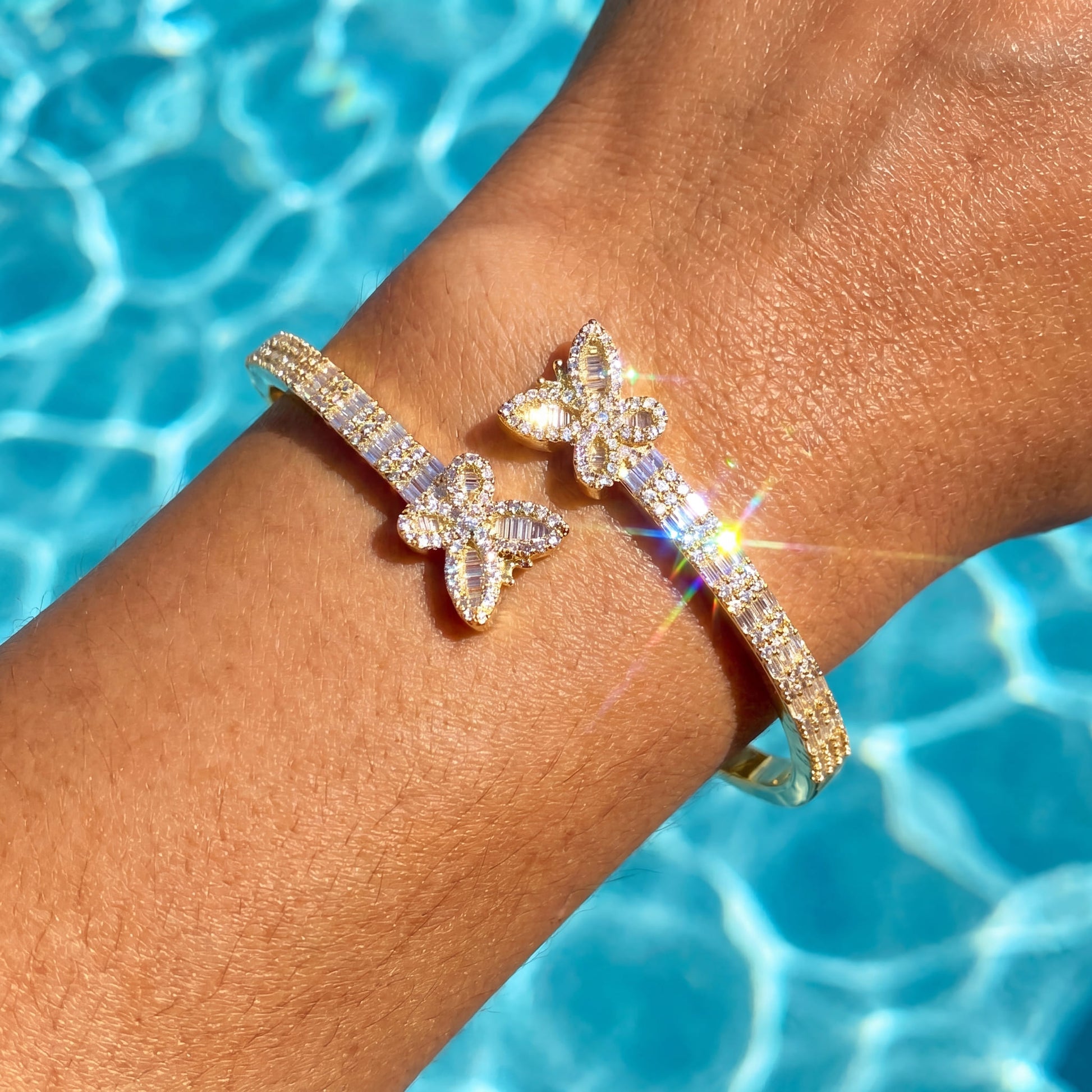 ICED OUT "BUTTERFLY" ARMREIF - ICERAIN JEWELRY