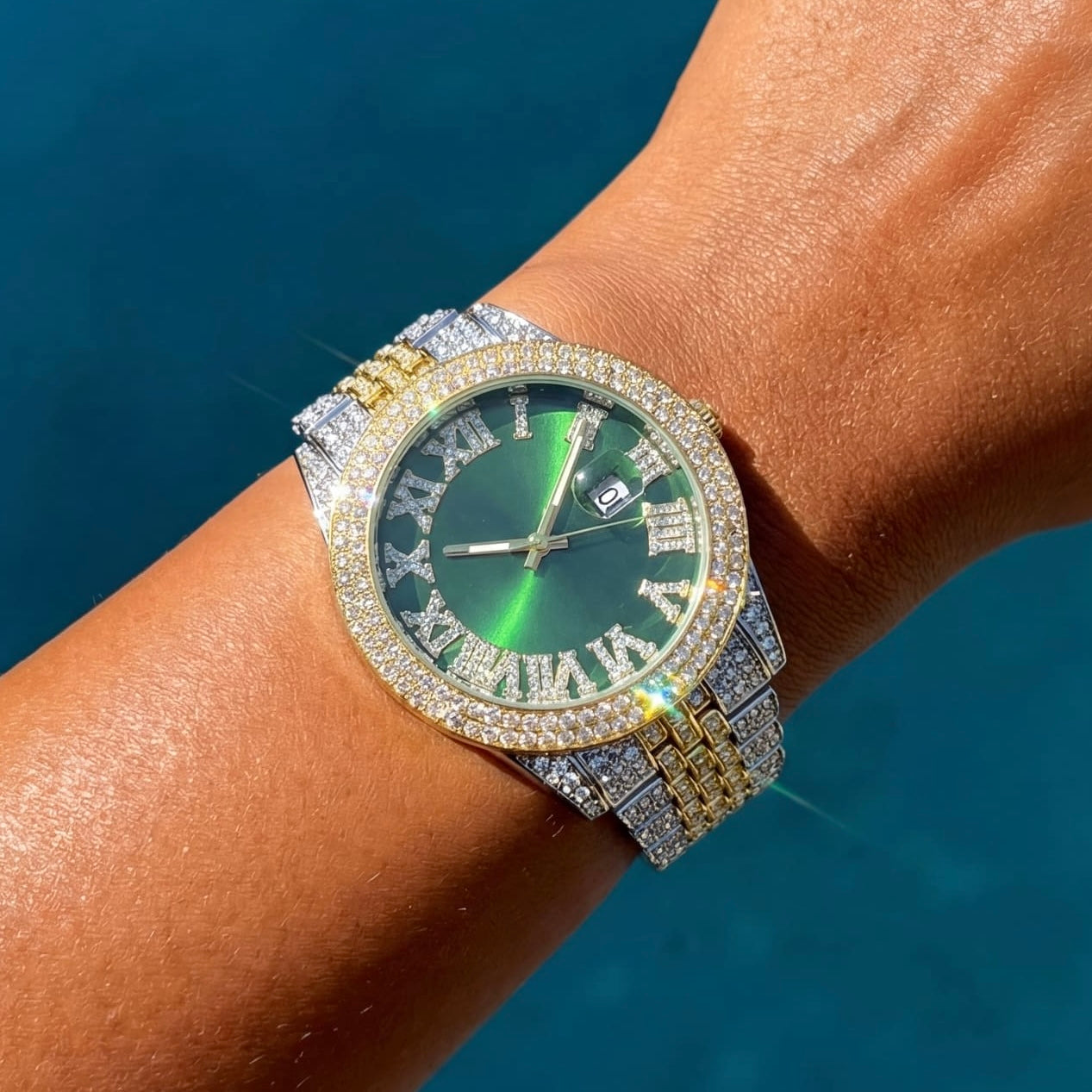 ICED OUT "REGINA" UHR - ICERAIN JEWELRY