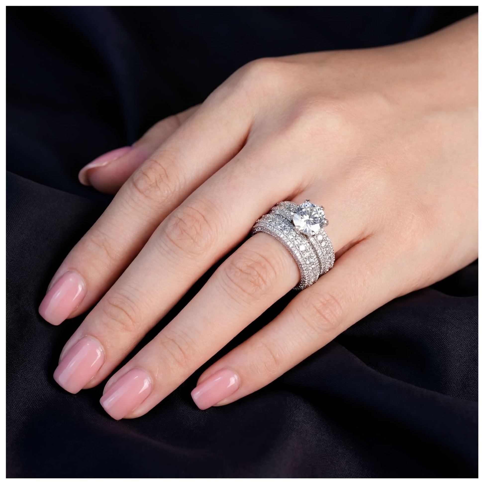 ICED OUT "AMANDO" RINGE - ICERAIN JEWELRY