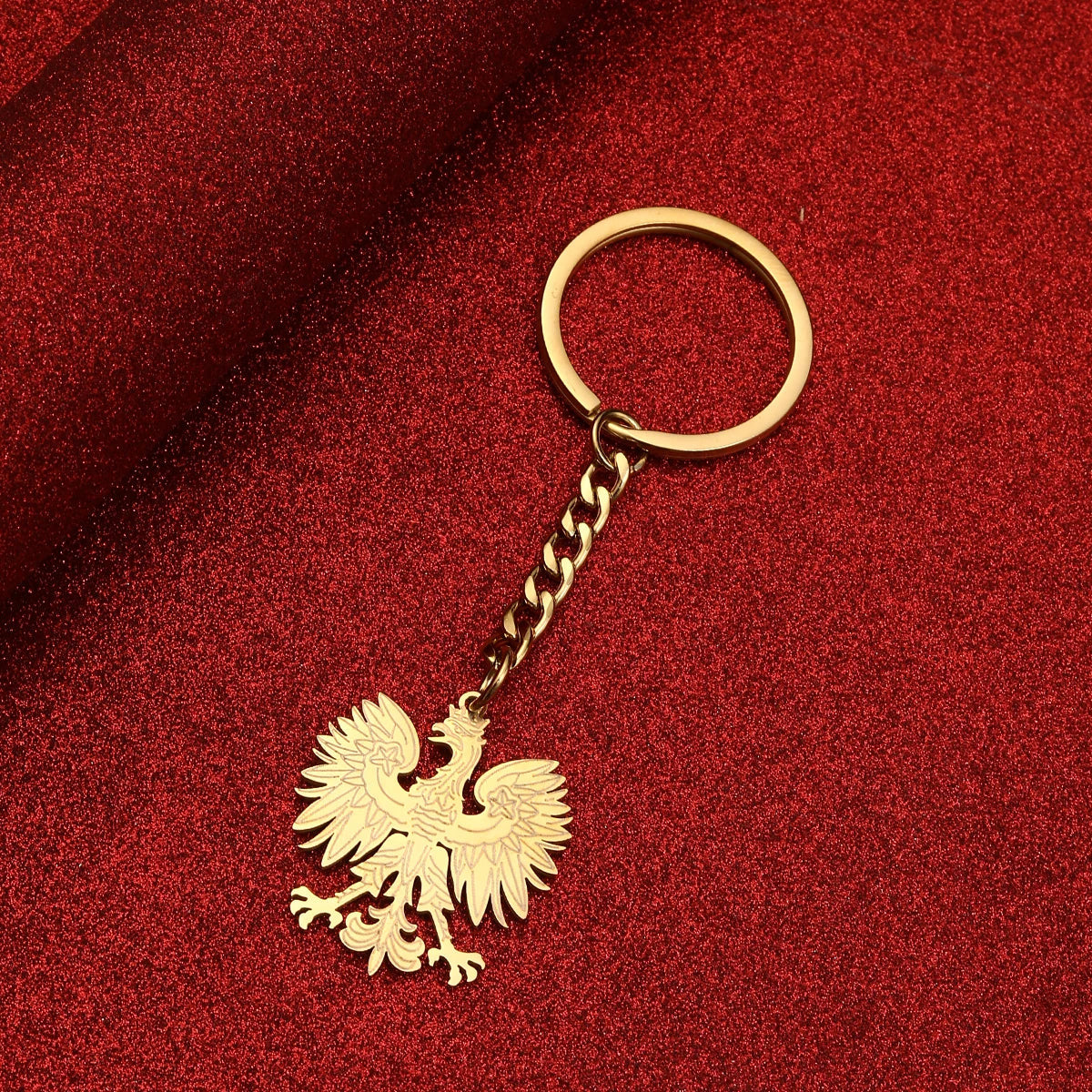 EDELSTAHL "POLAND V3" SCHLÜSSELANHÄNGER - ICERAIN JEWELRY