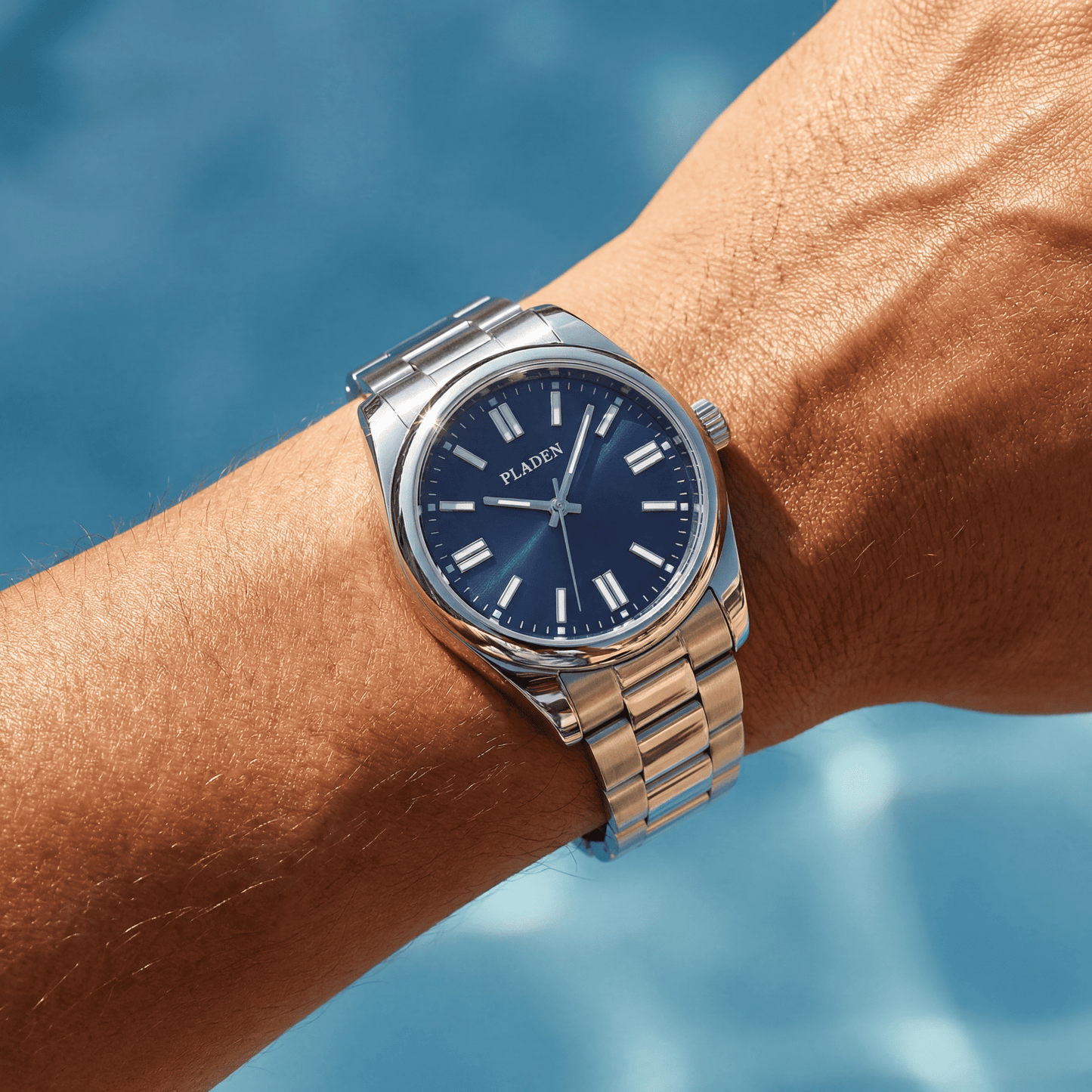 EDELSTAHL "TIFFSKO" UHR - ICERAIN JEWELRY