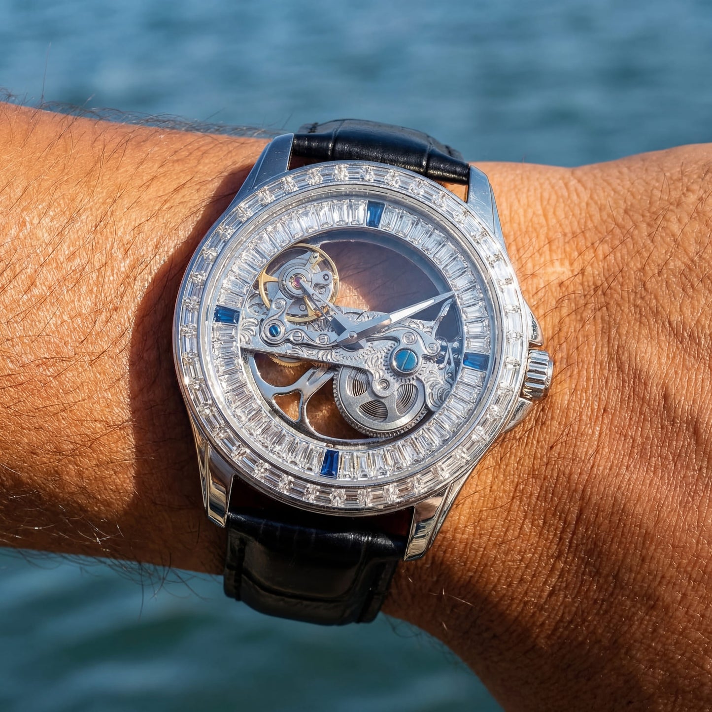 ICED OUT AUTOMATIK "MONTRANACO V2" UHR - ICERAIN JEWELRY