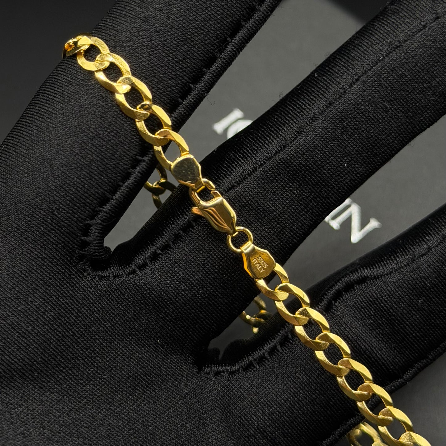 925S SILVER 18K GOLD "CUBAN" ARMBAND [CLASSIC VERSION] - ICERAIN JEWELRY