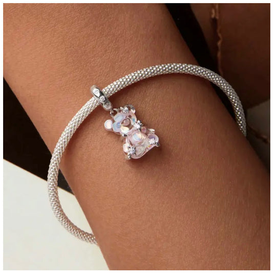 925S SILVER "TEDDY BEAR" CHARM - ICERAIN JEWELRY