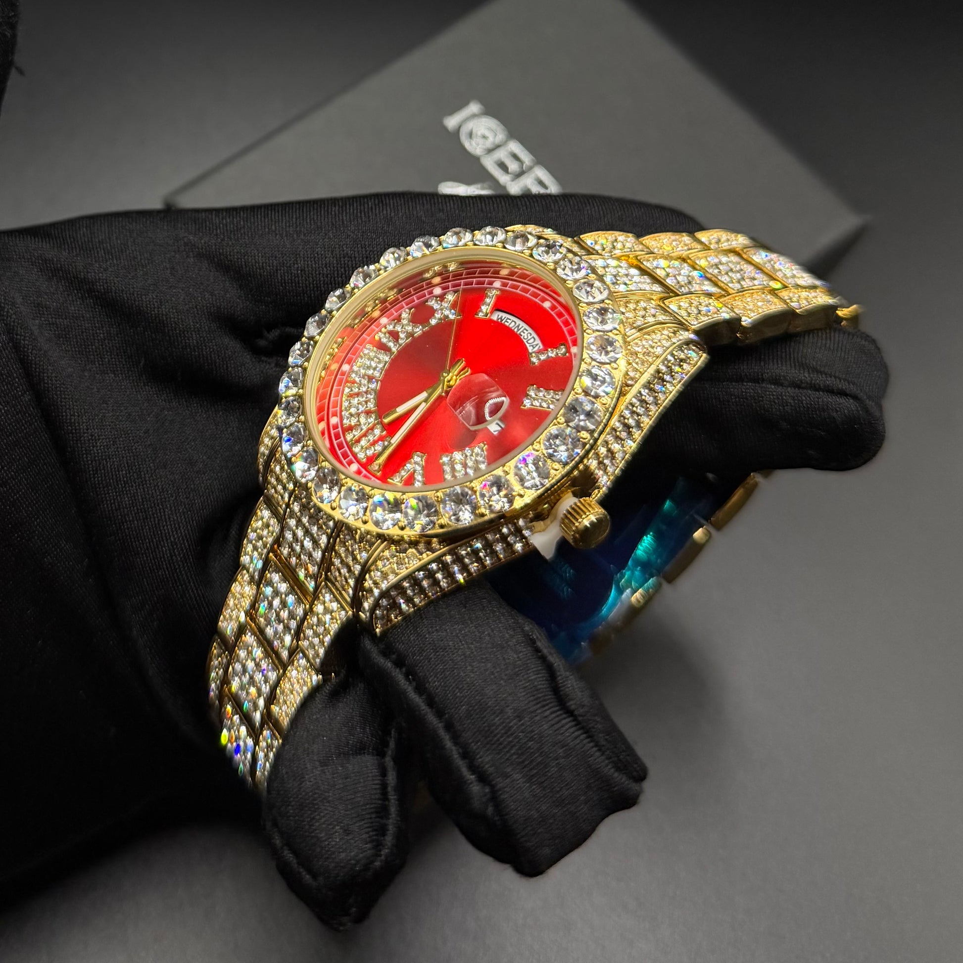 ICED OUT "LEHMING" UHR - ICERAIN JEWELRY