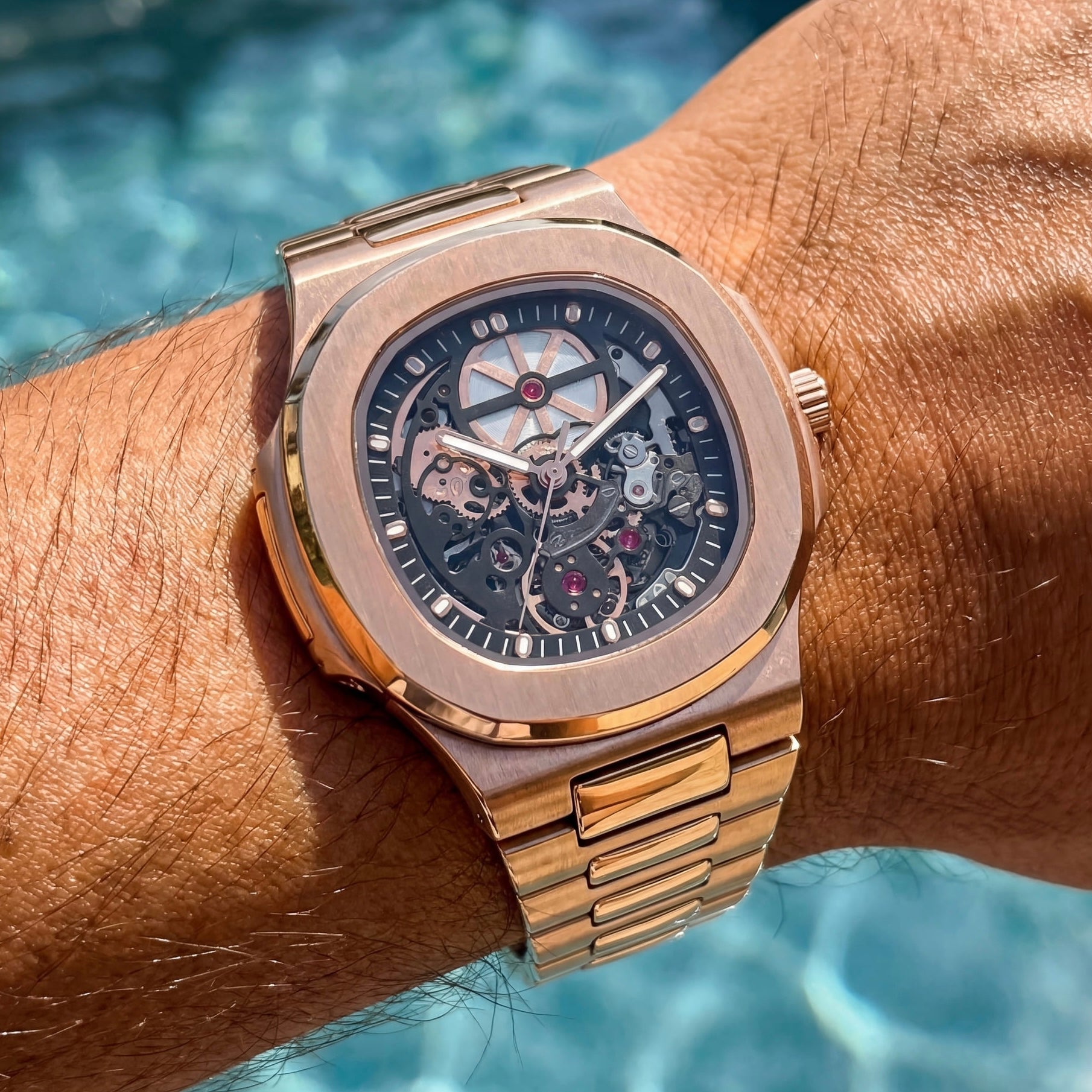 EDELSTAHL AUTOMATIK "GRAWANA" UHR - ICERAIN JEWELRY