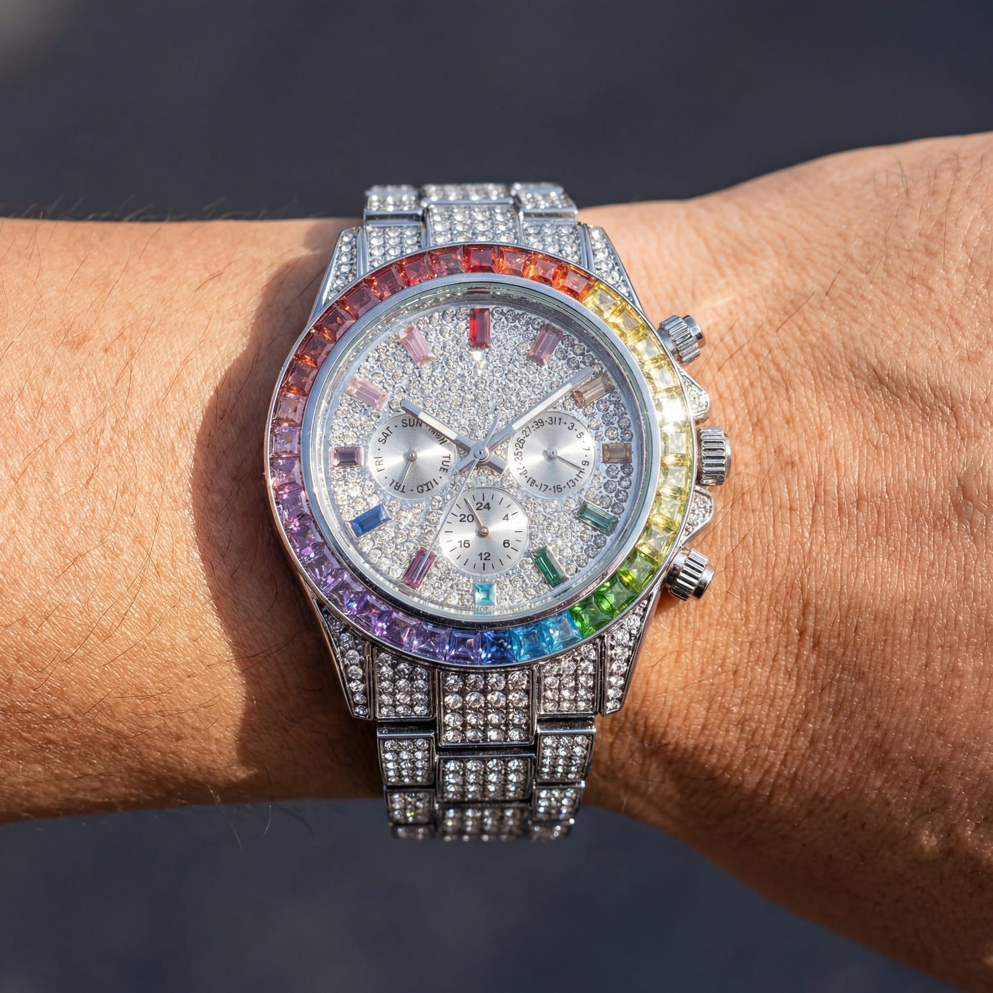 ICED OUT "SOLLINI" UHR - ICERAIN JEWELRY