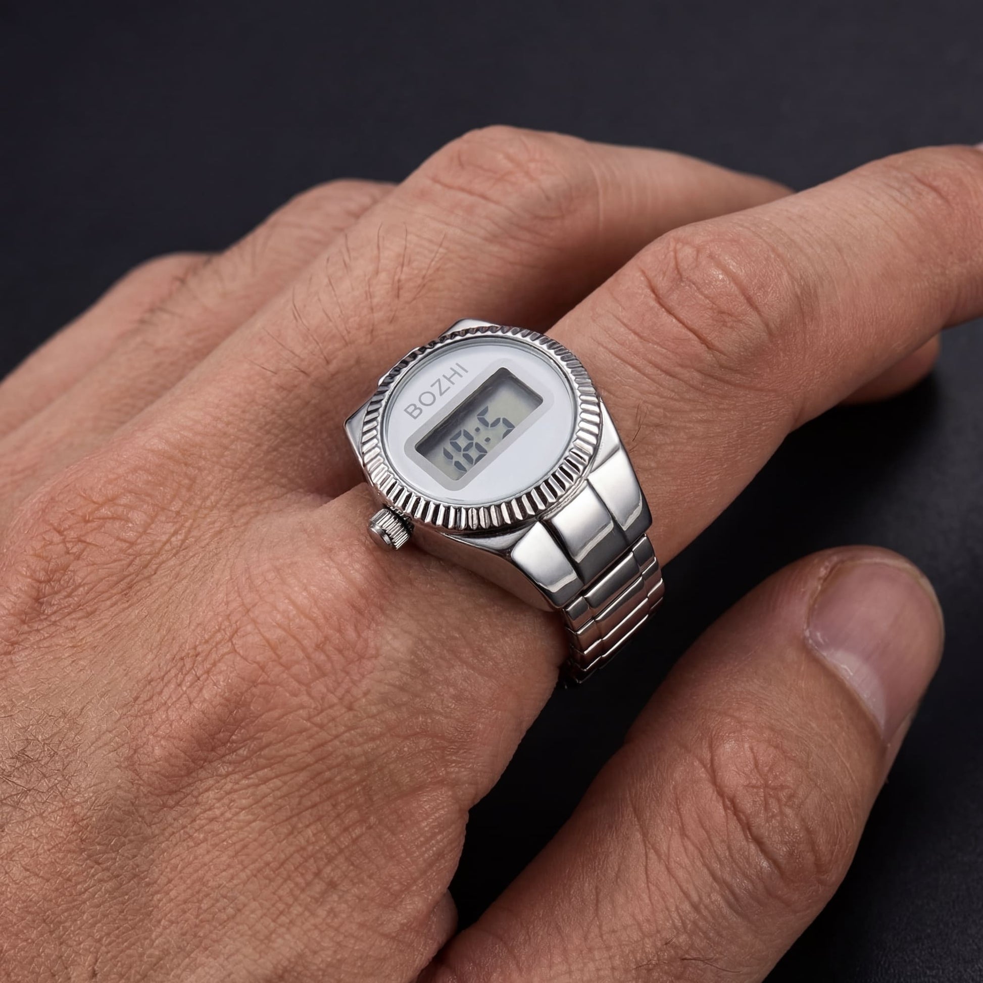 EDELSTAHL "OROLOGIO" RING - ICERAIN JEWELRY