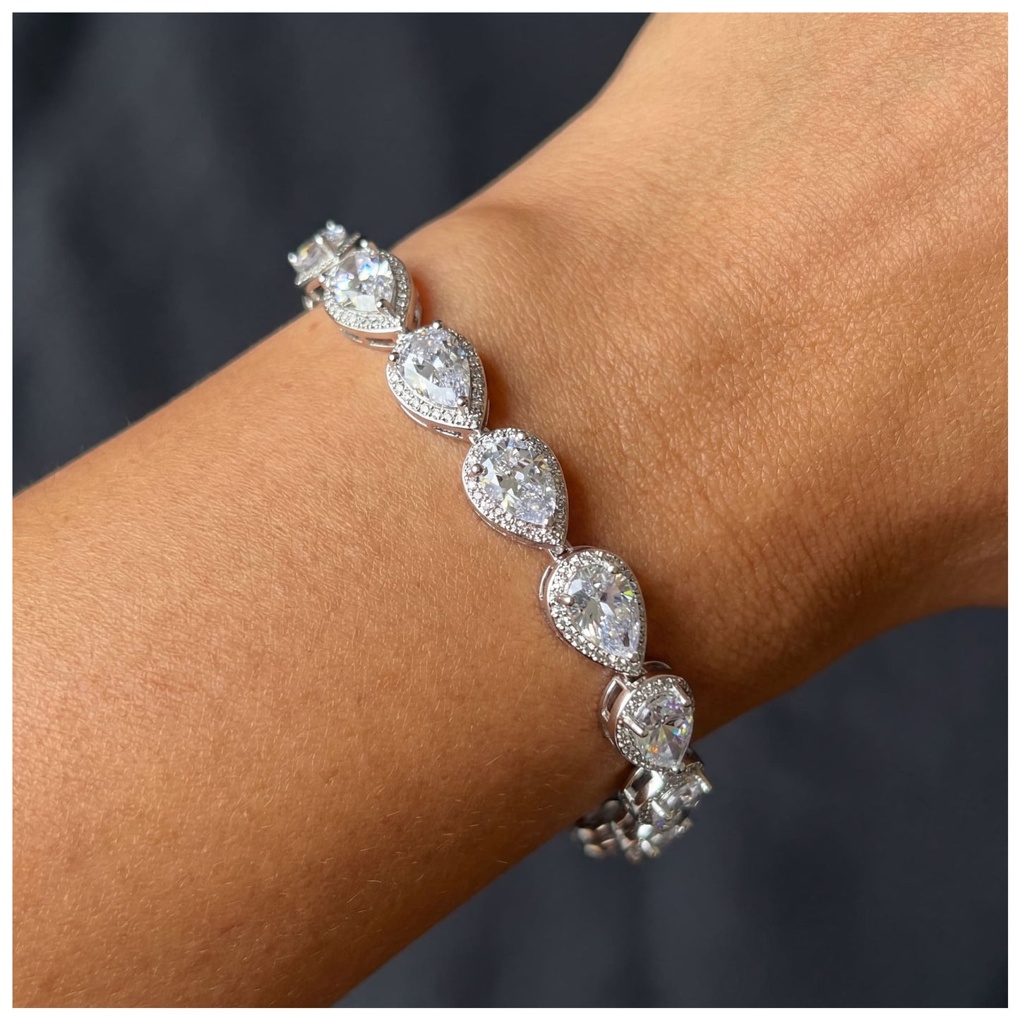 ICED OUT "CRYING TEAR" ARMBAND - ICERAIN JEWELRY