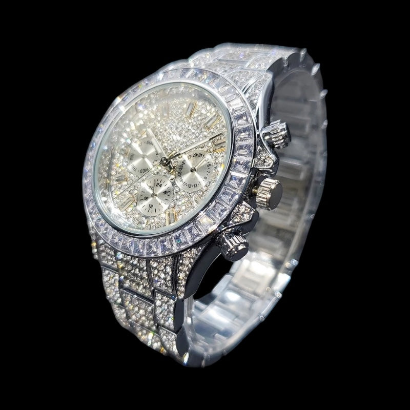 ICED OUT "SOLLINI V3" UHR - ICERAIN JEWELRY