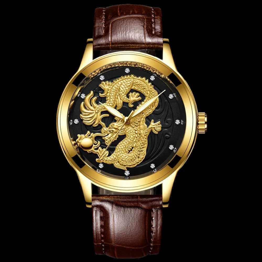 Luxus Designer Edelstahl "Dragomir" Uhr