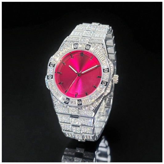 ICED OUT "FASHIONARY" UHR - ICERAIN JEWELRY
